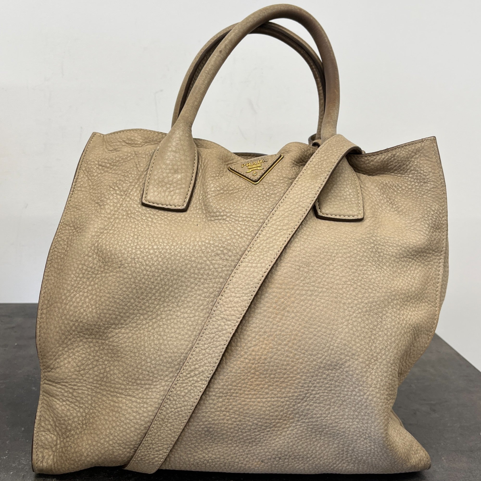 Women's Vitello Daino Tote Bag Beige