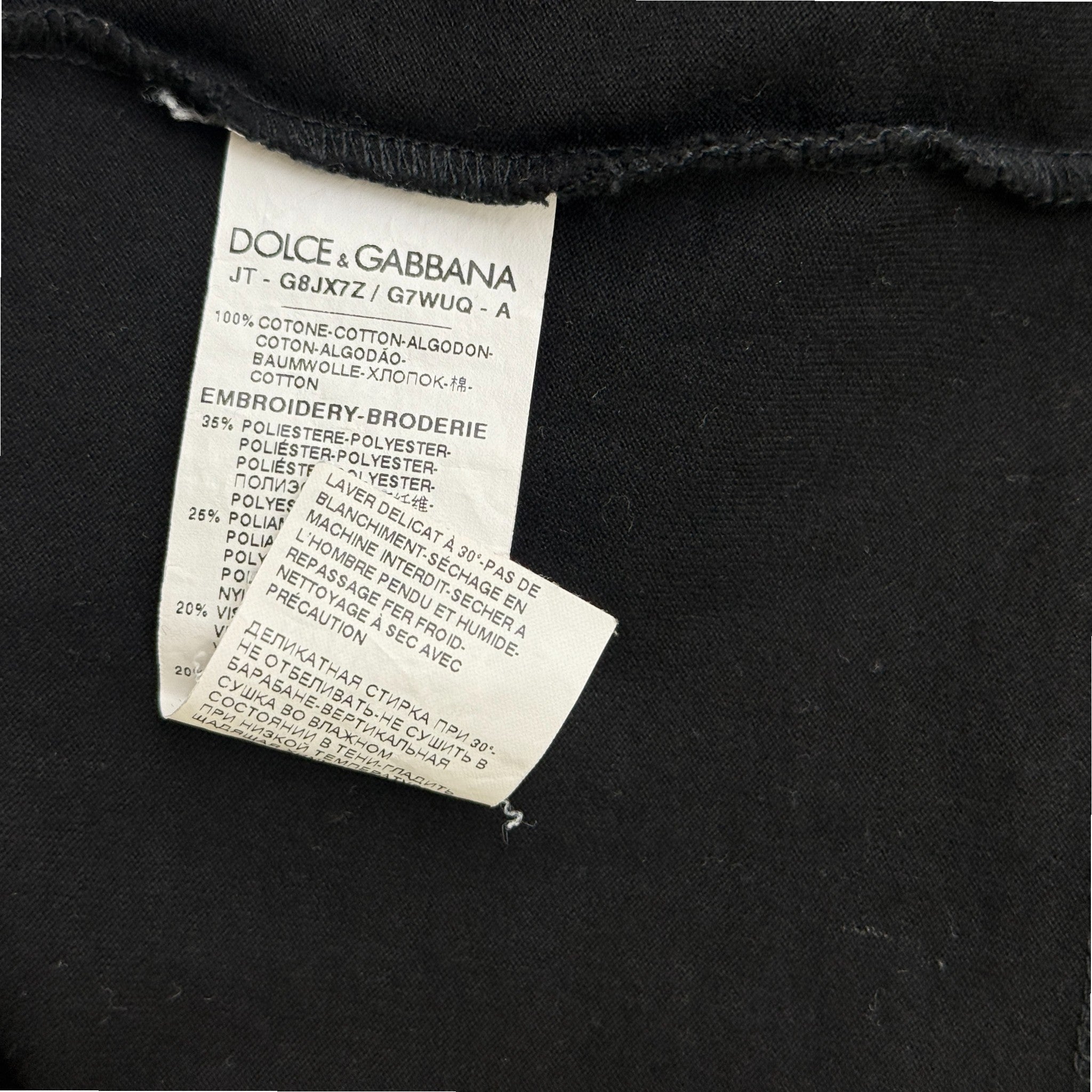 Men's Bee Crown Logo T-Shirt Black Size XXXL