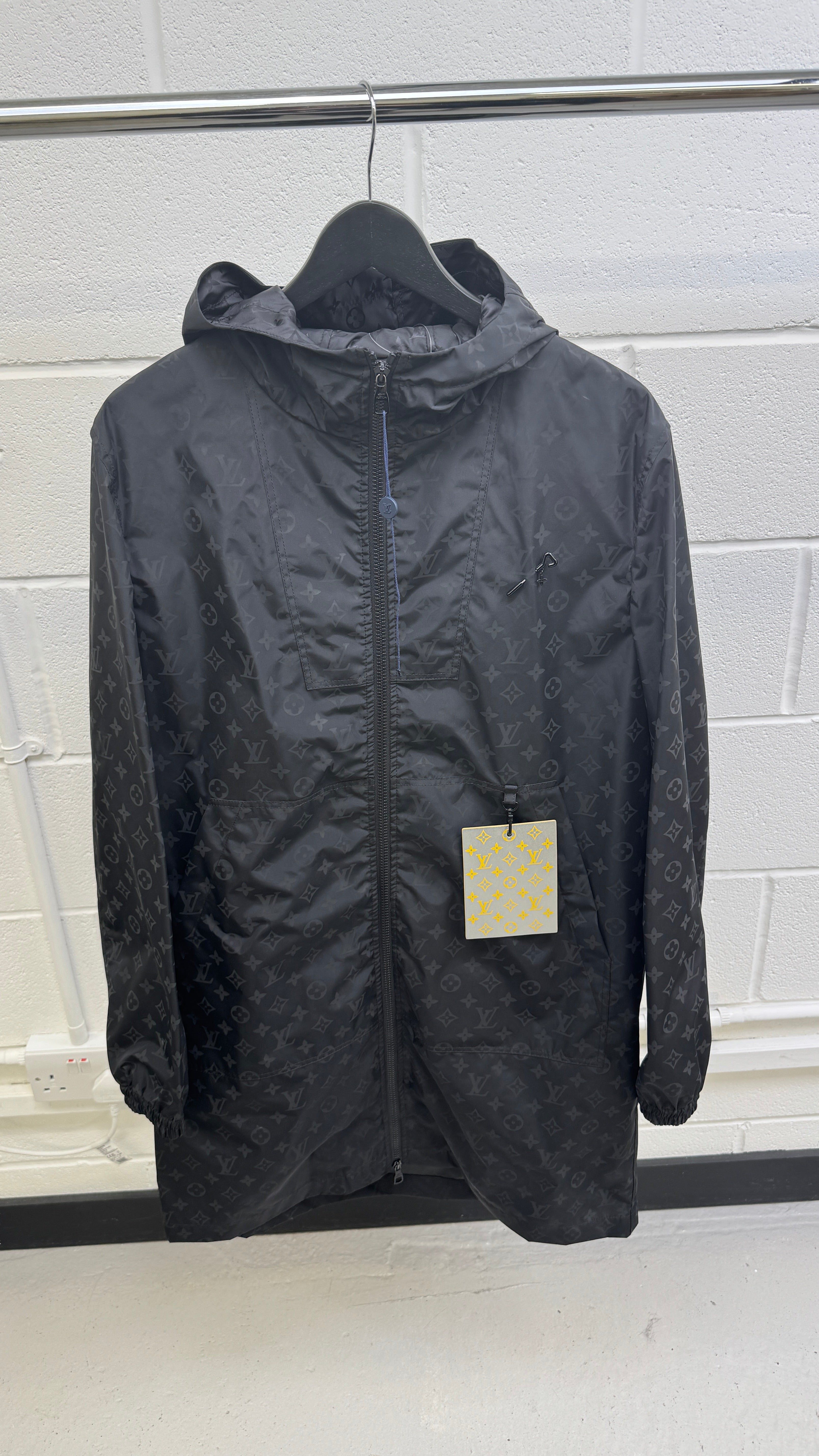 Men's Midlanders Monogram Windbreaker Black Size IT 44 / XS