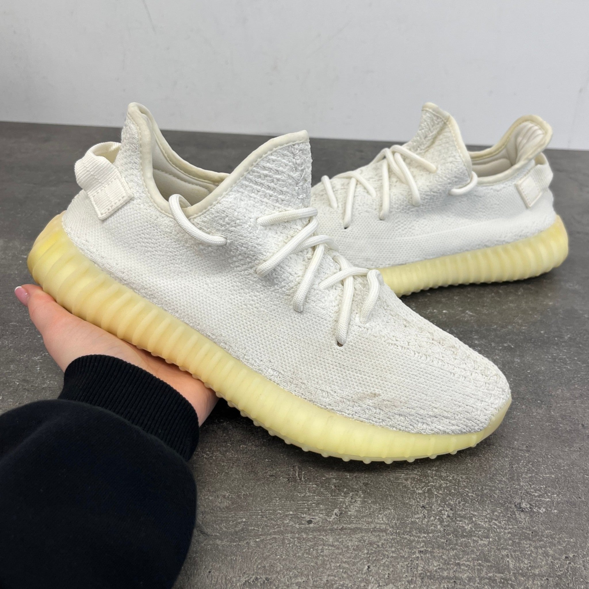 Men's Boost 350 V2 Low Trainers White Size EU 41.5 / UK 7.5