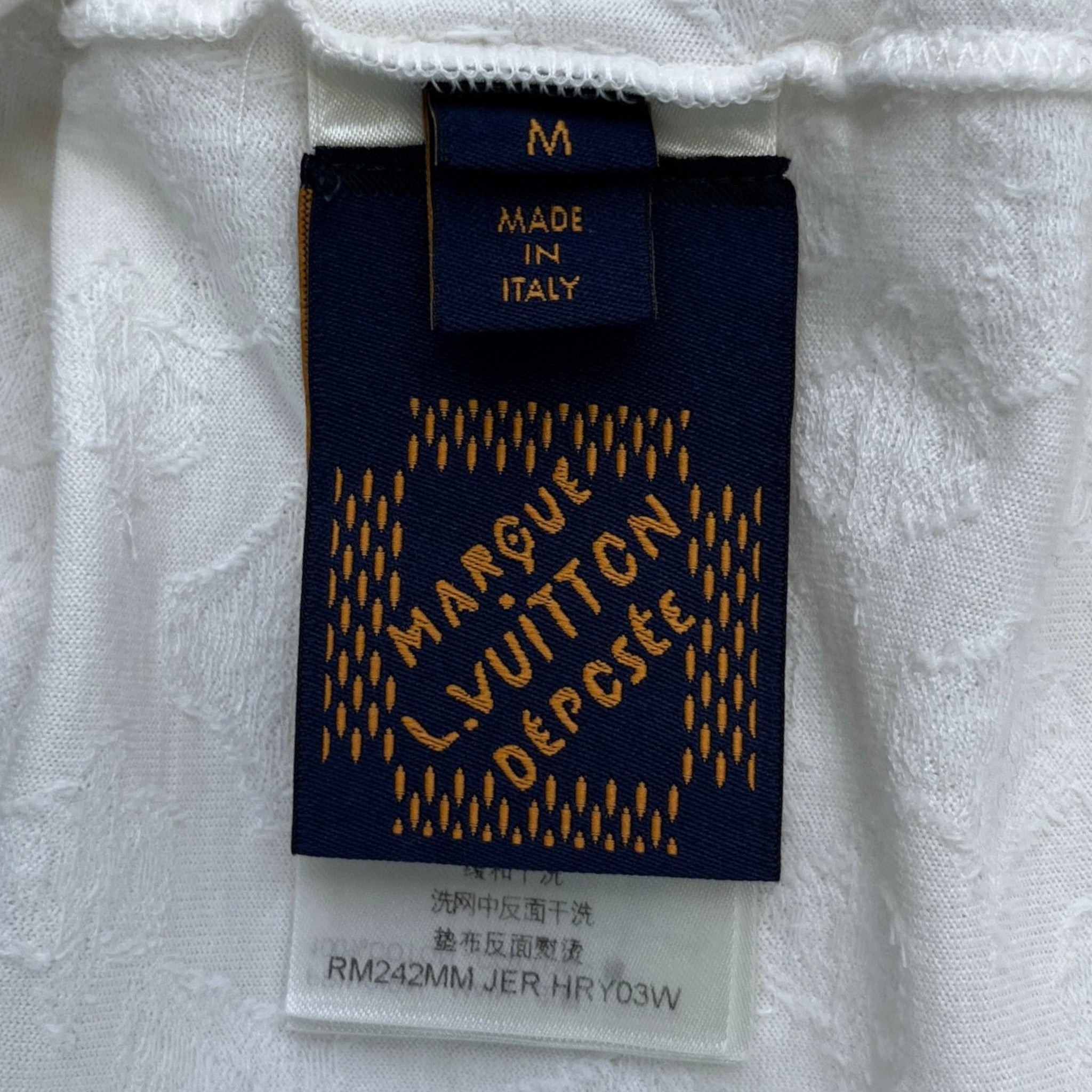 Men's Monogram T-Shirt White Size M