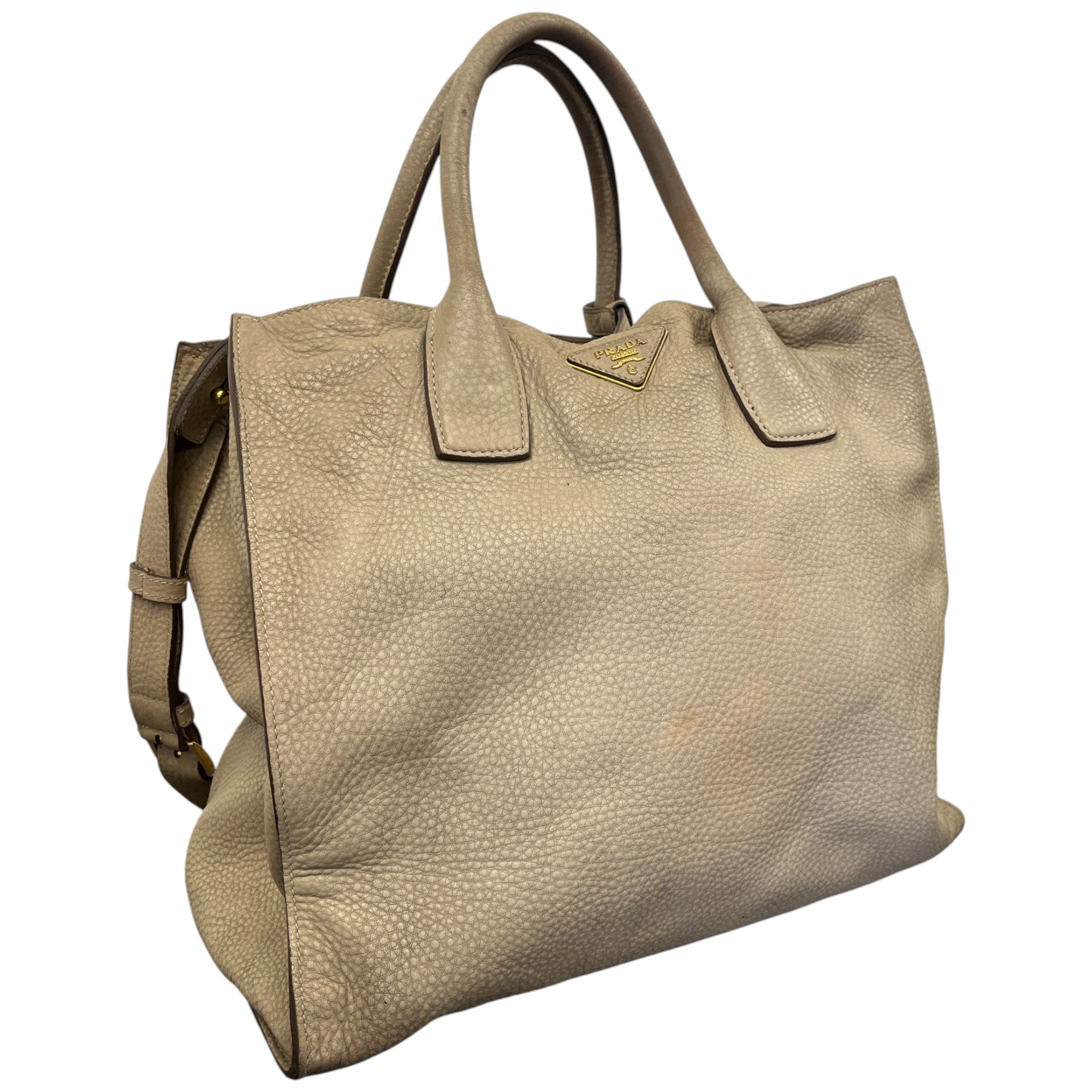 Women's Vitello Daino Tote Bag Beige