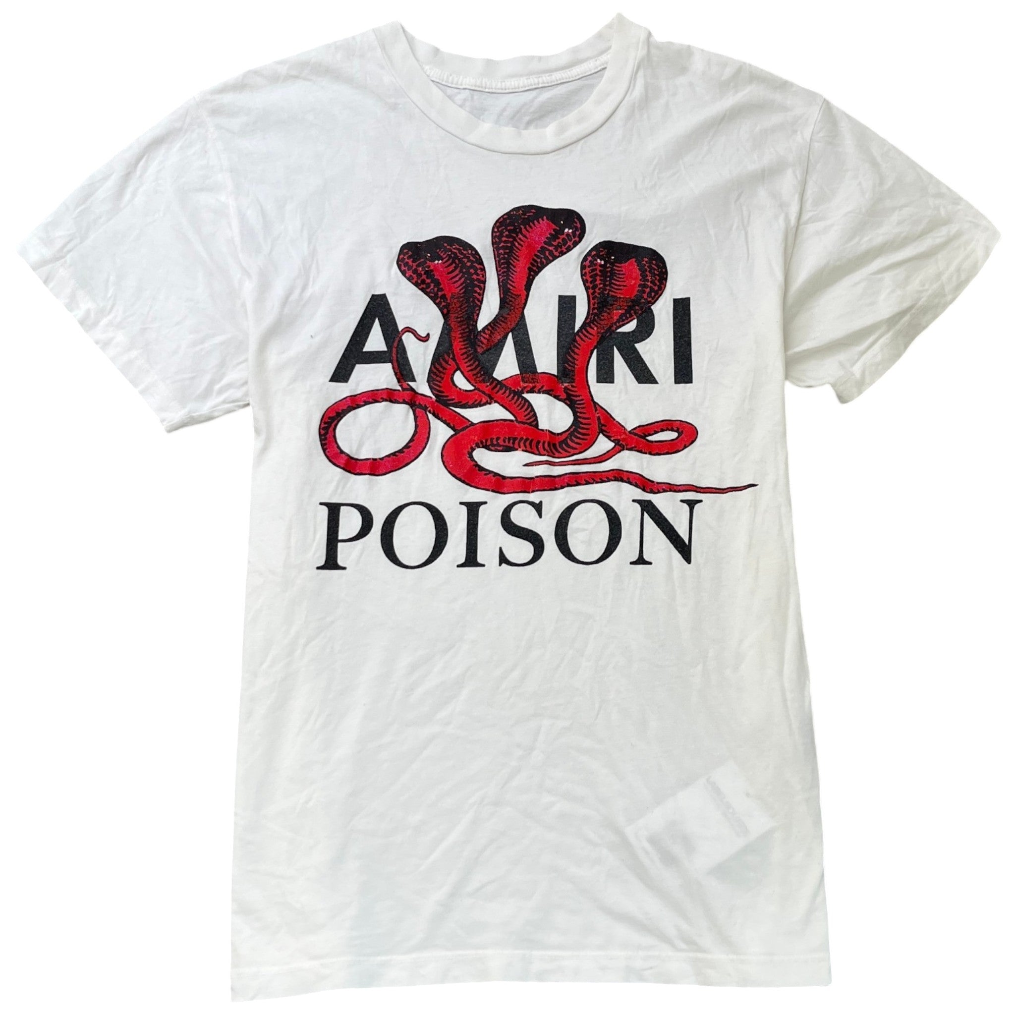 Men's Snake Poison T-Shirt White Size XS