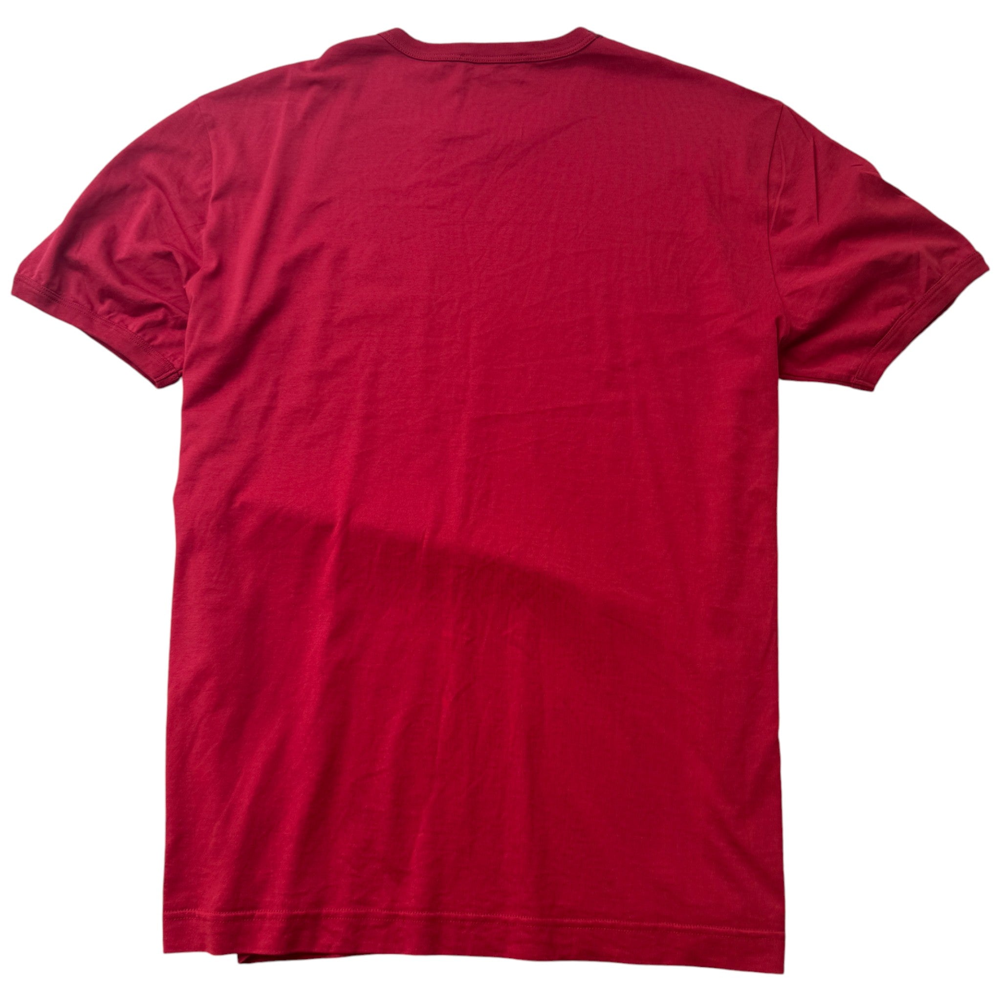 Men's Bee Crown Logo T-Shirt Red Size XXXL