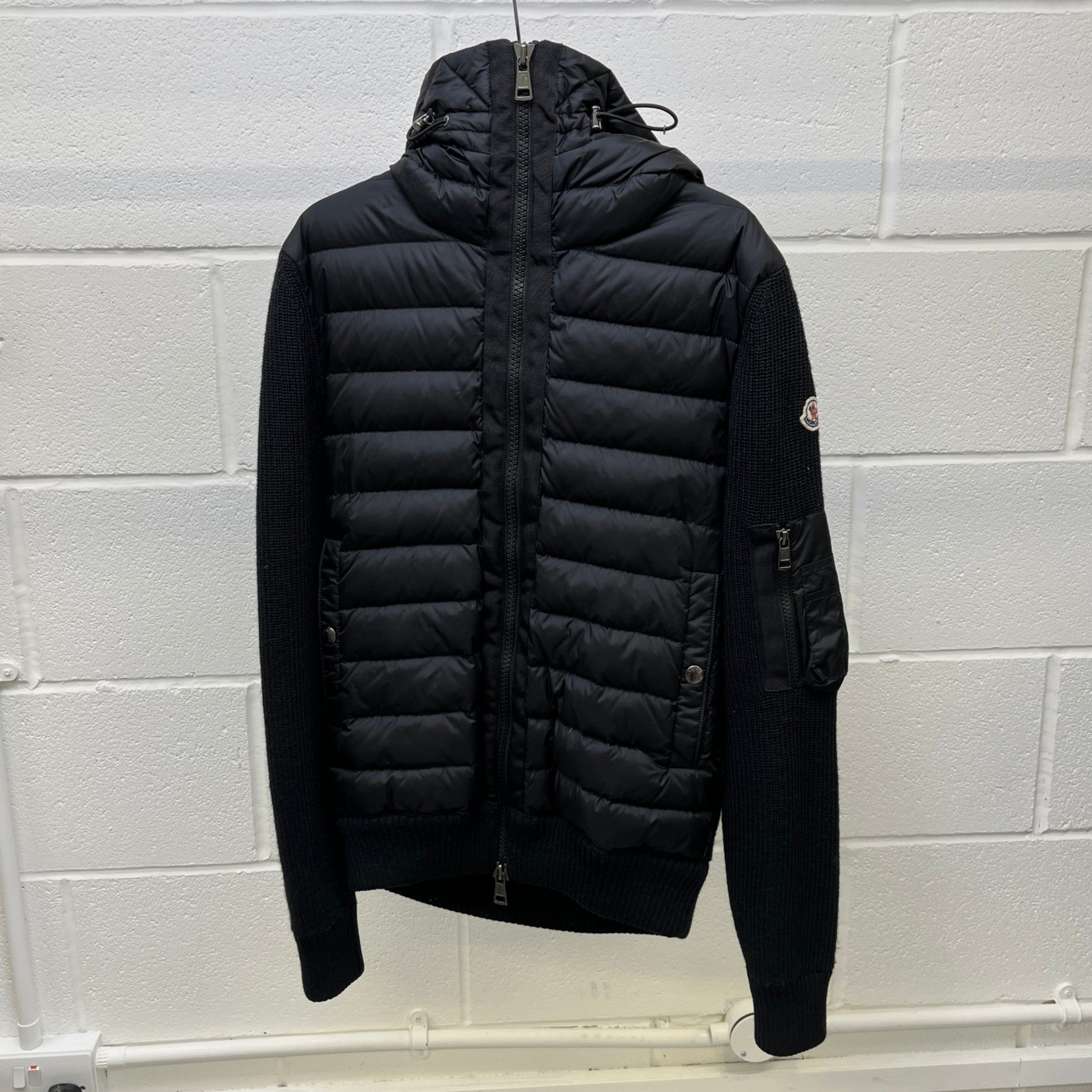 Men's Cardigan Tricot Jacket Black Size S