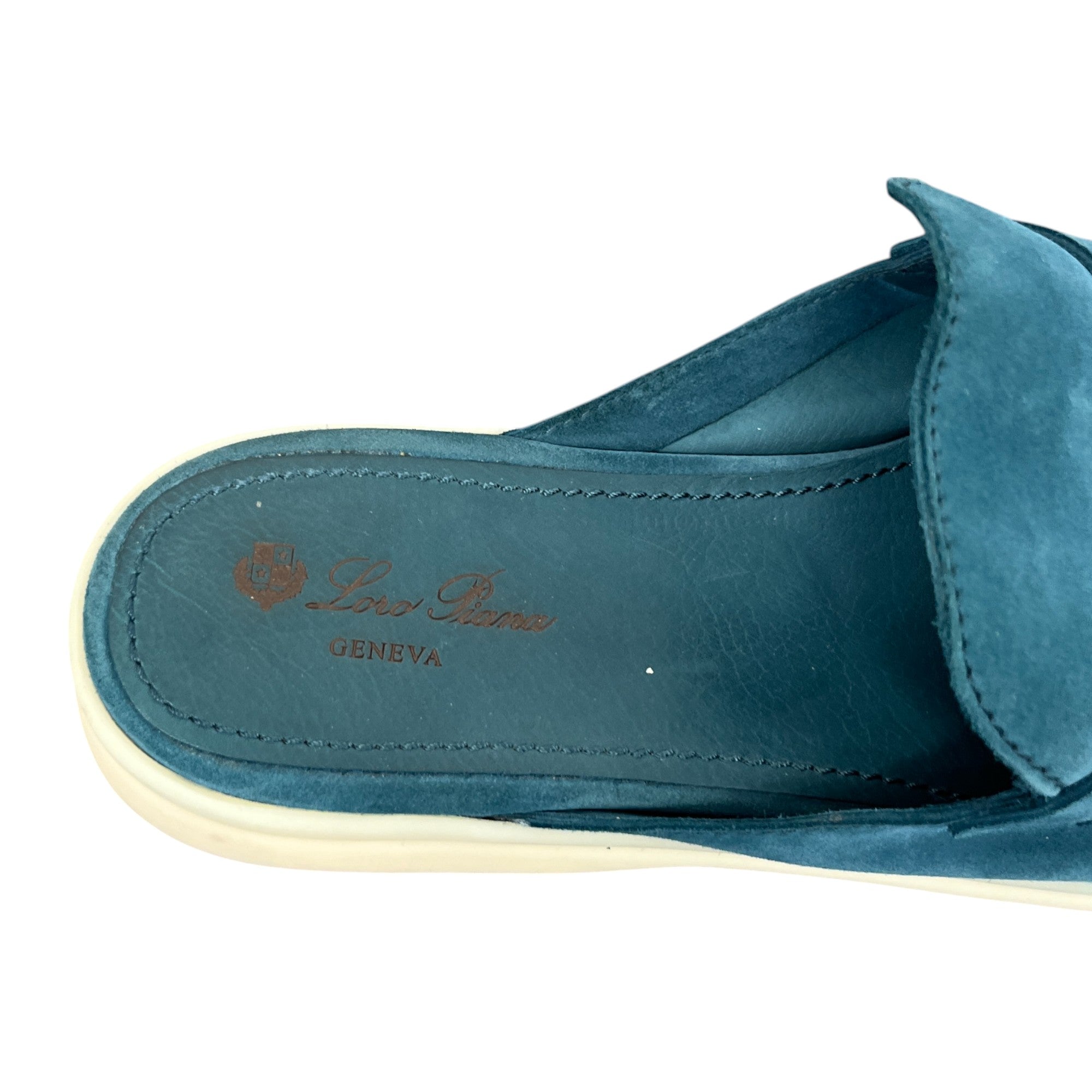 Women's Babouche Charms Summer Walk Loafers Blue Size EU 41 / UK 8