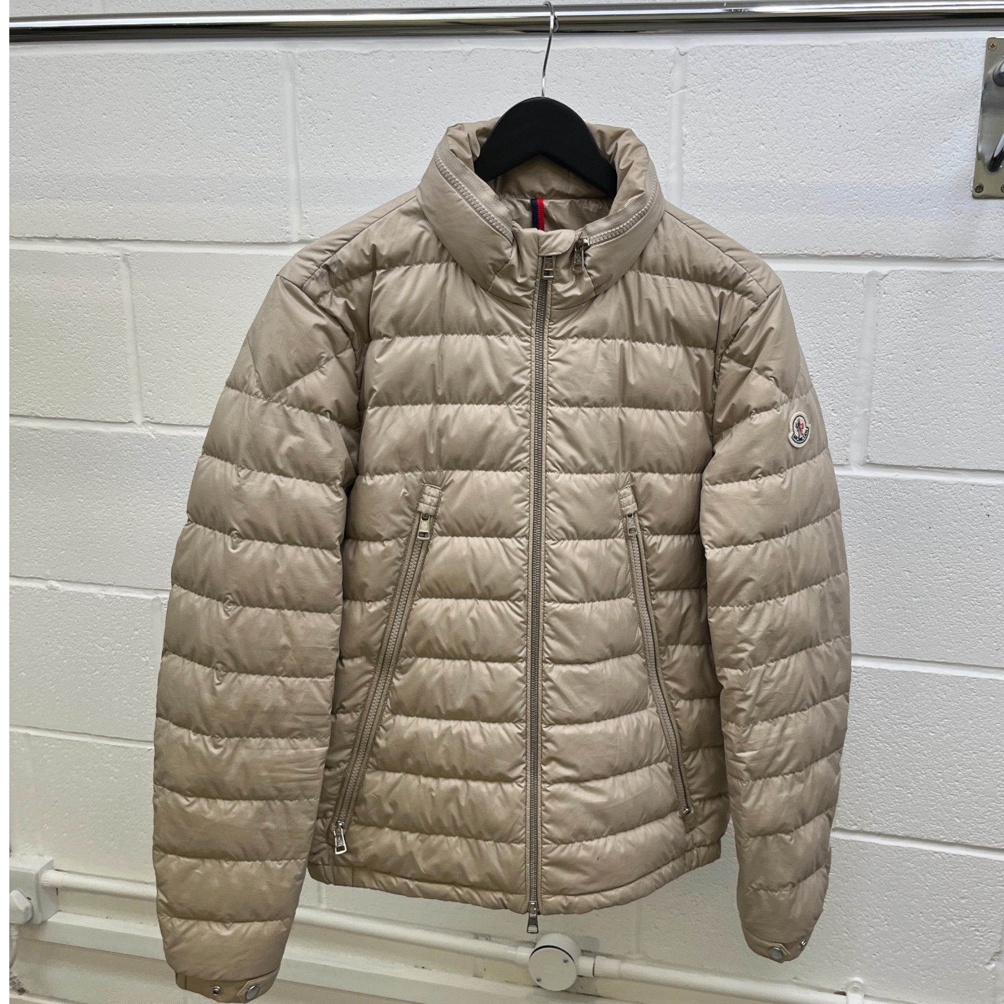 Men's Alfit Down Jacket Beige Size 2 / M