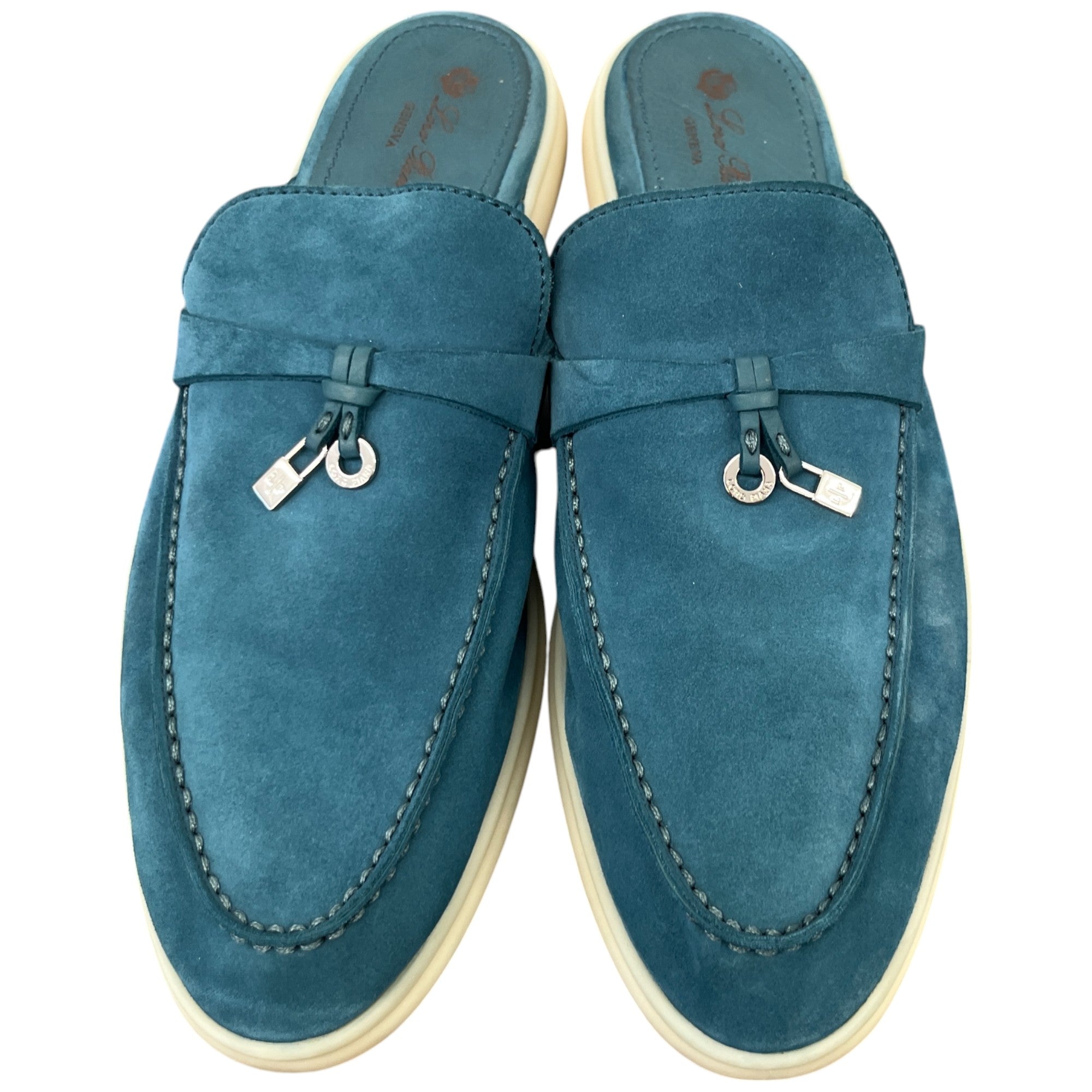 Women's Babouche Charms Summer Walk Loafers Blue Size EU 41 / UK 8