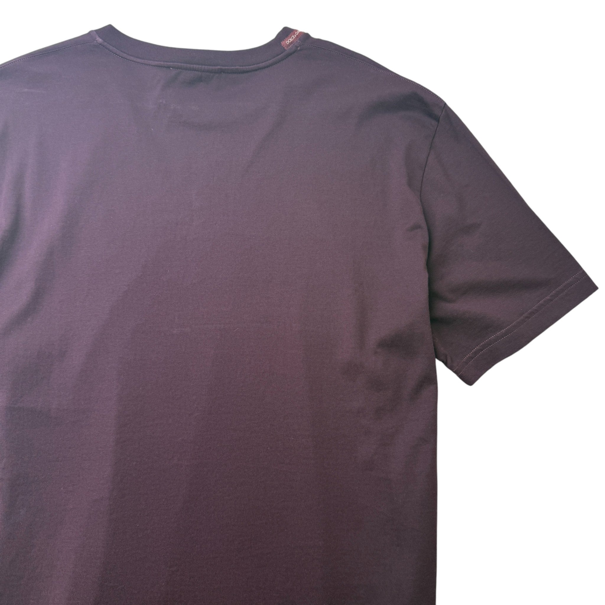 Men's Bee Crown Logo T-Shirt Burgundy Size XXXL