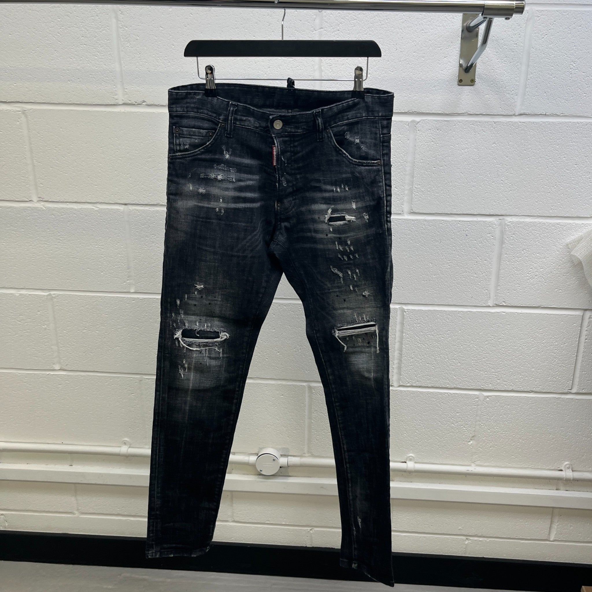 Men's Cool Guy Jeans Black Size IT 46 / UK 30