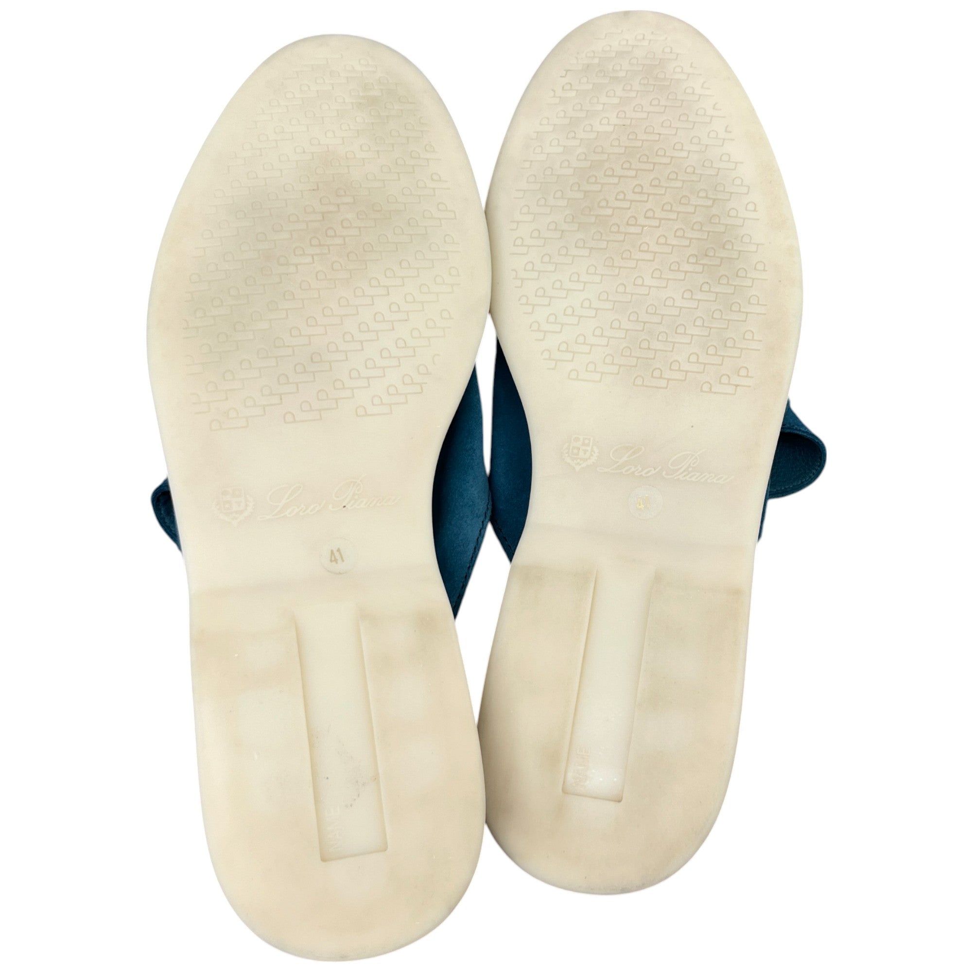 Women's Babouche Charms Summer Walk Loafers Blue Size EU 41 / UK 8