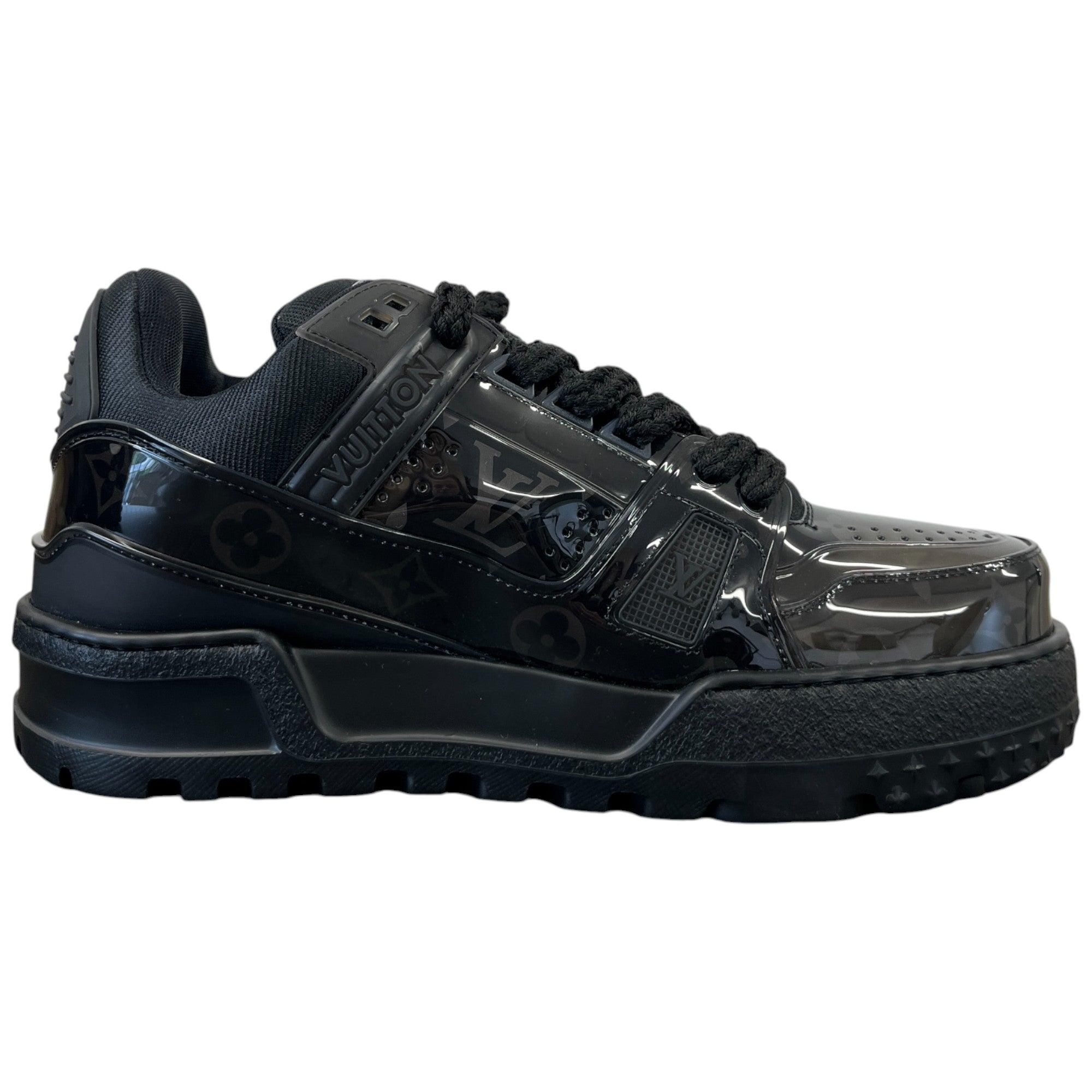 Men's Lv Maxi Low Trainers Black Size EU 41 / UK 7
