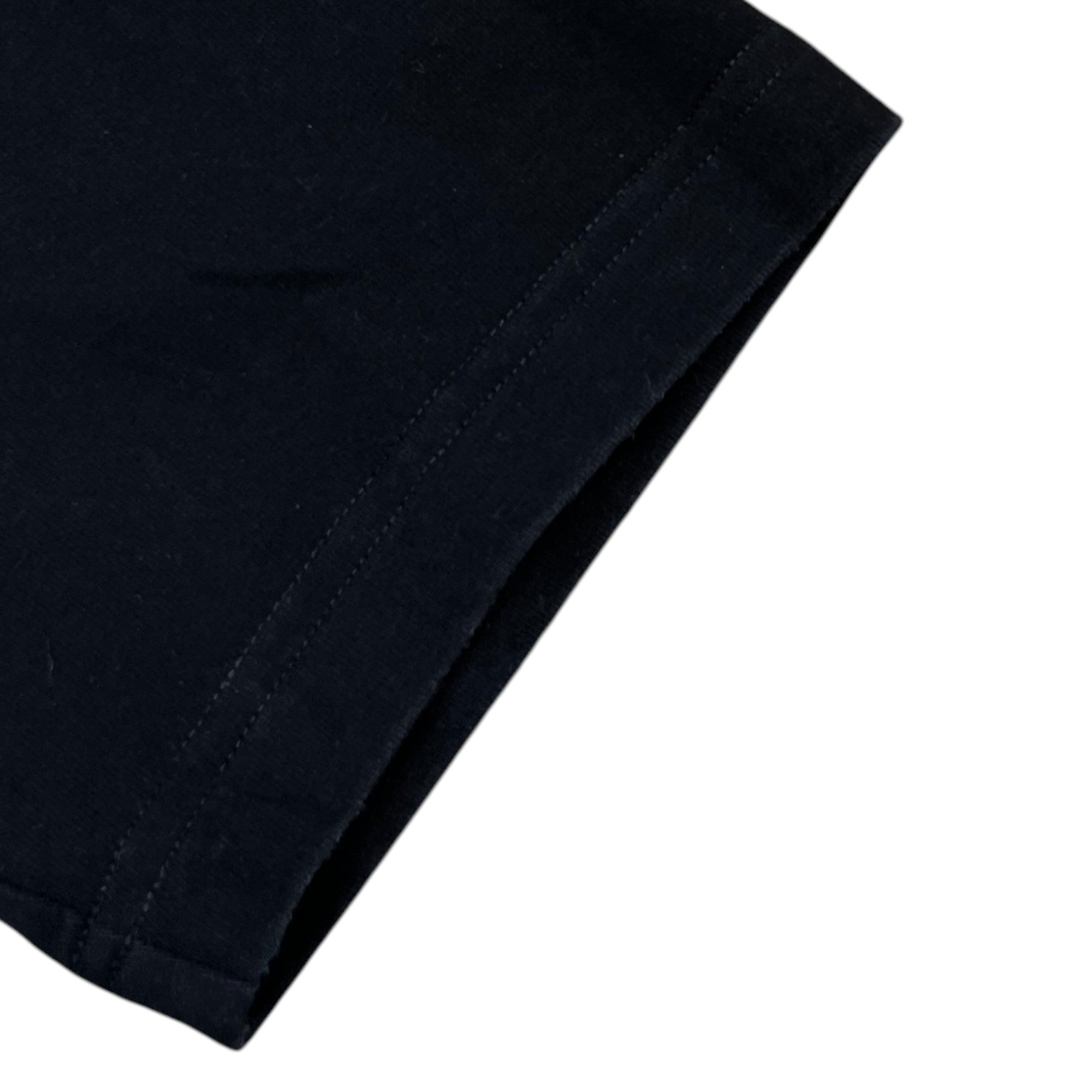 Men's Logo Print T-Shirt Black Size XXS