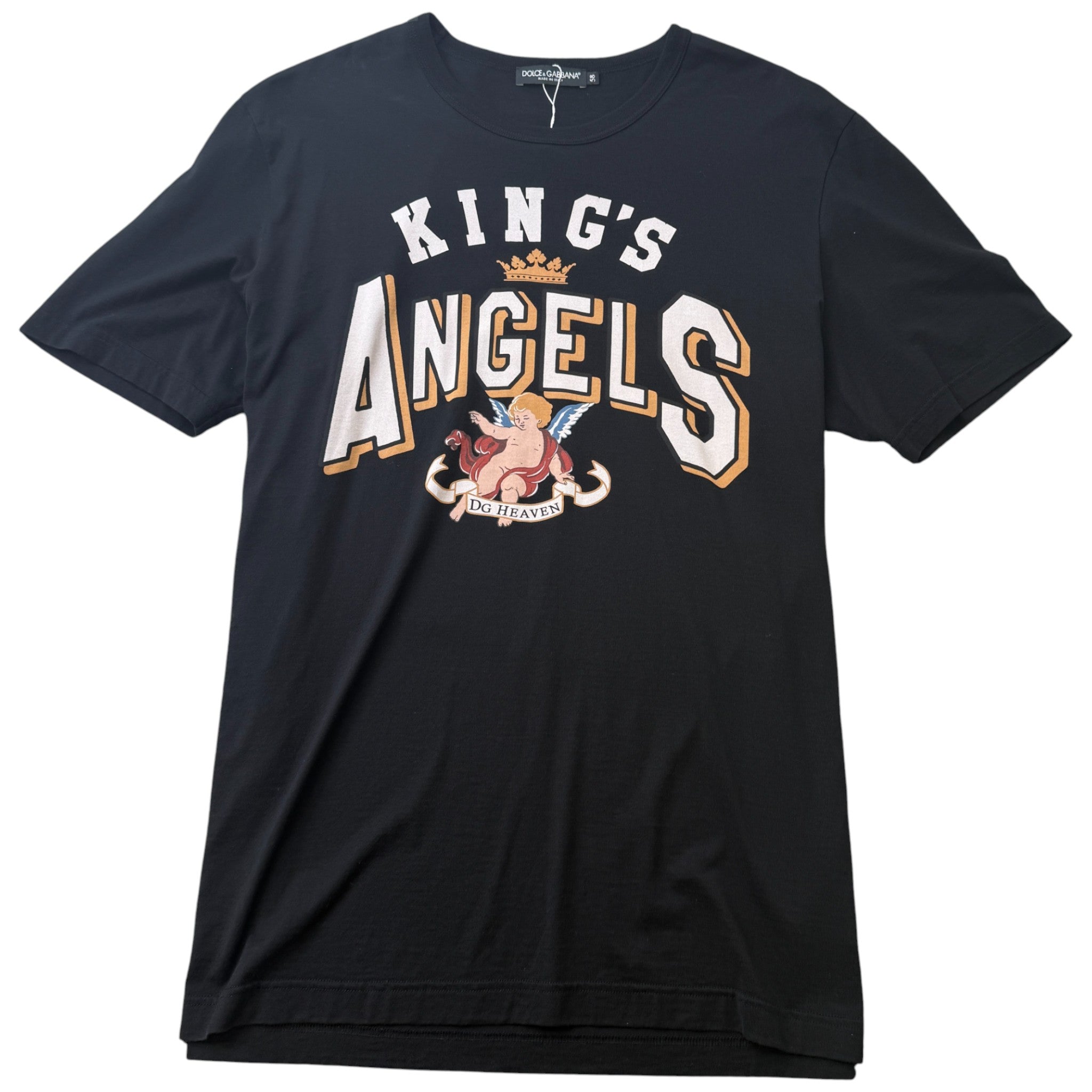 Men's King'S Angels T-Shirt Black Size XXXL