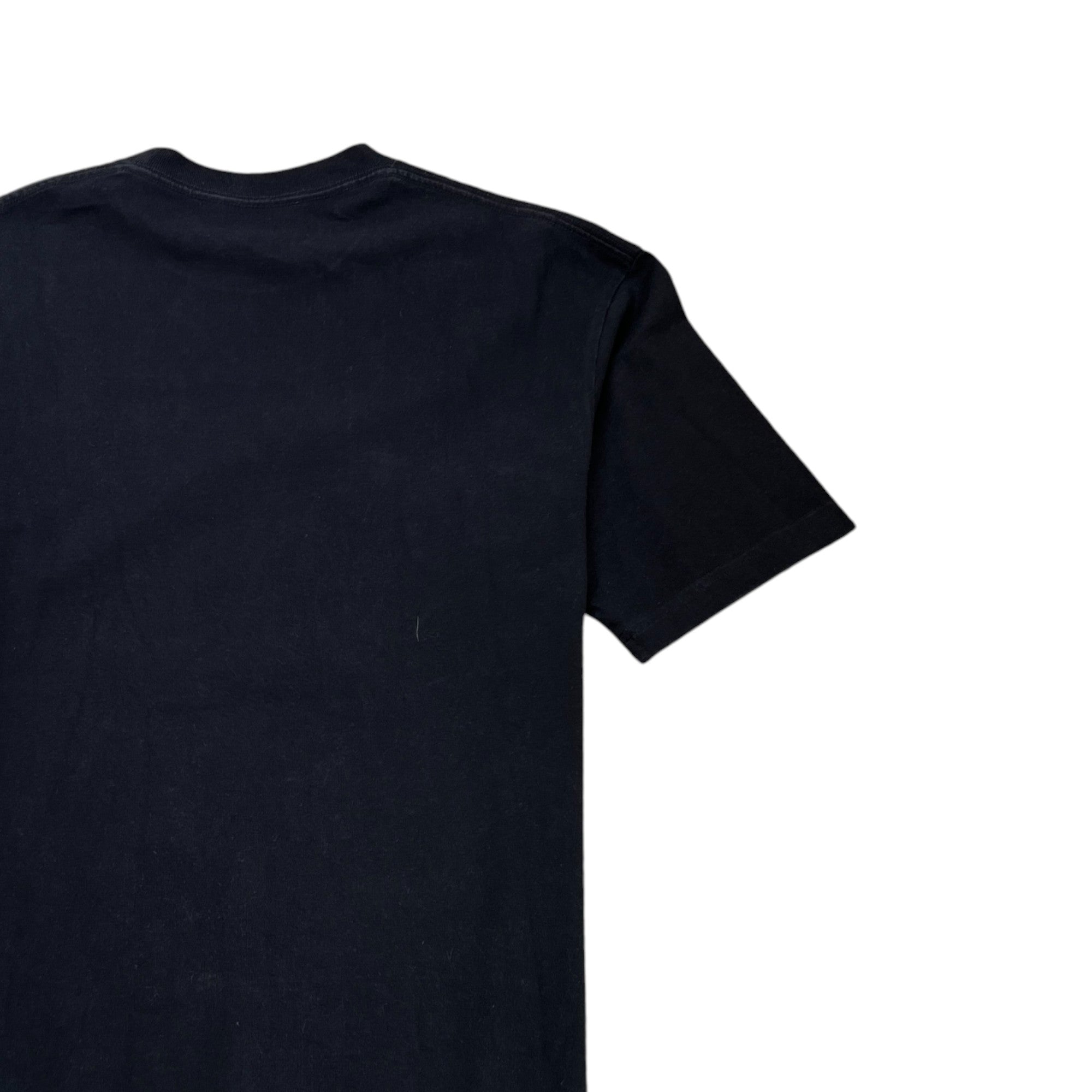 Men's Logo Print T-Shirt Black Size XXS