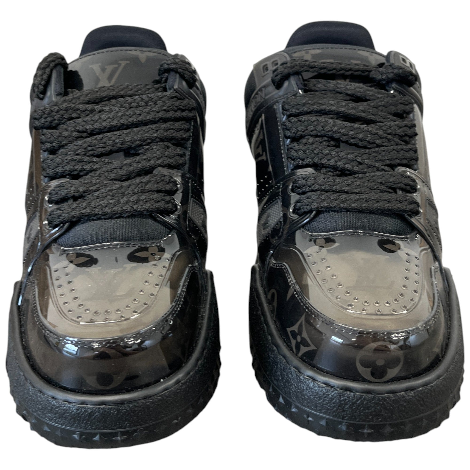 Men's Lv Maxi Low Trainers Black Size EU 41 / UK 7