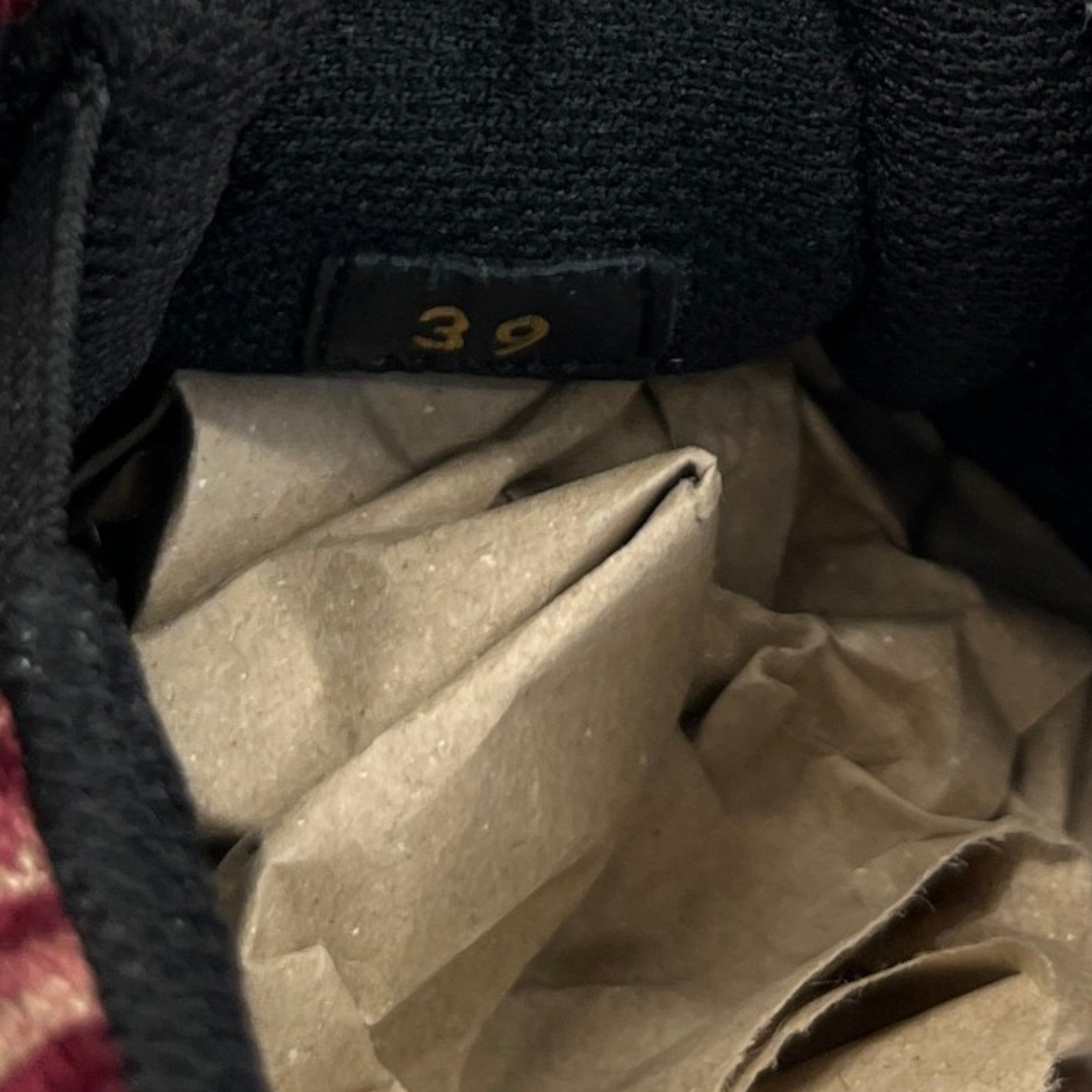 Women's Slip On Oblique Low Trainers Burgundy Size EU 39 / UK 6