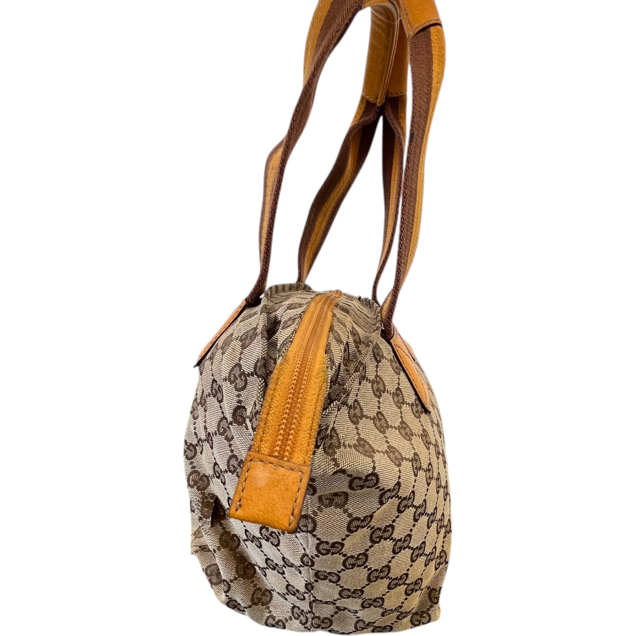 Women's Gg Canvas Web Tote Bag Beige