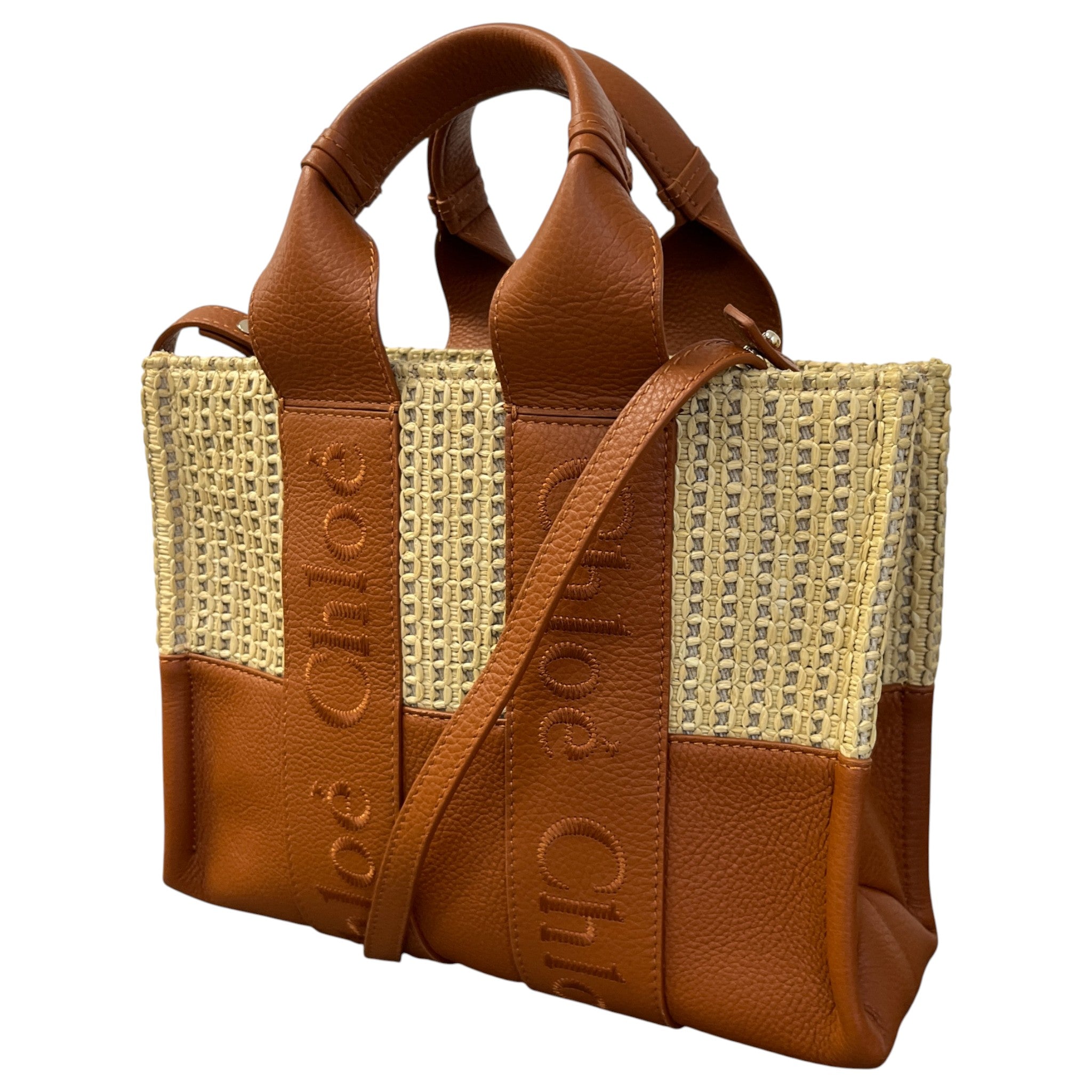 Women's Small Woody Tote Handbag Brown
