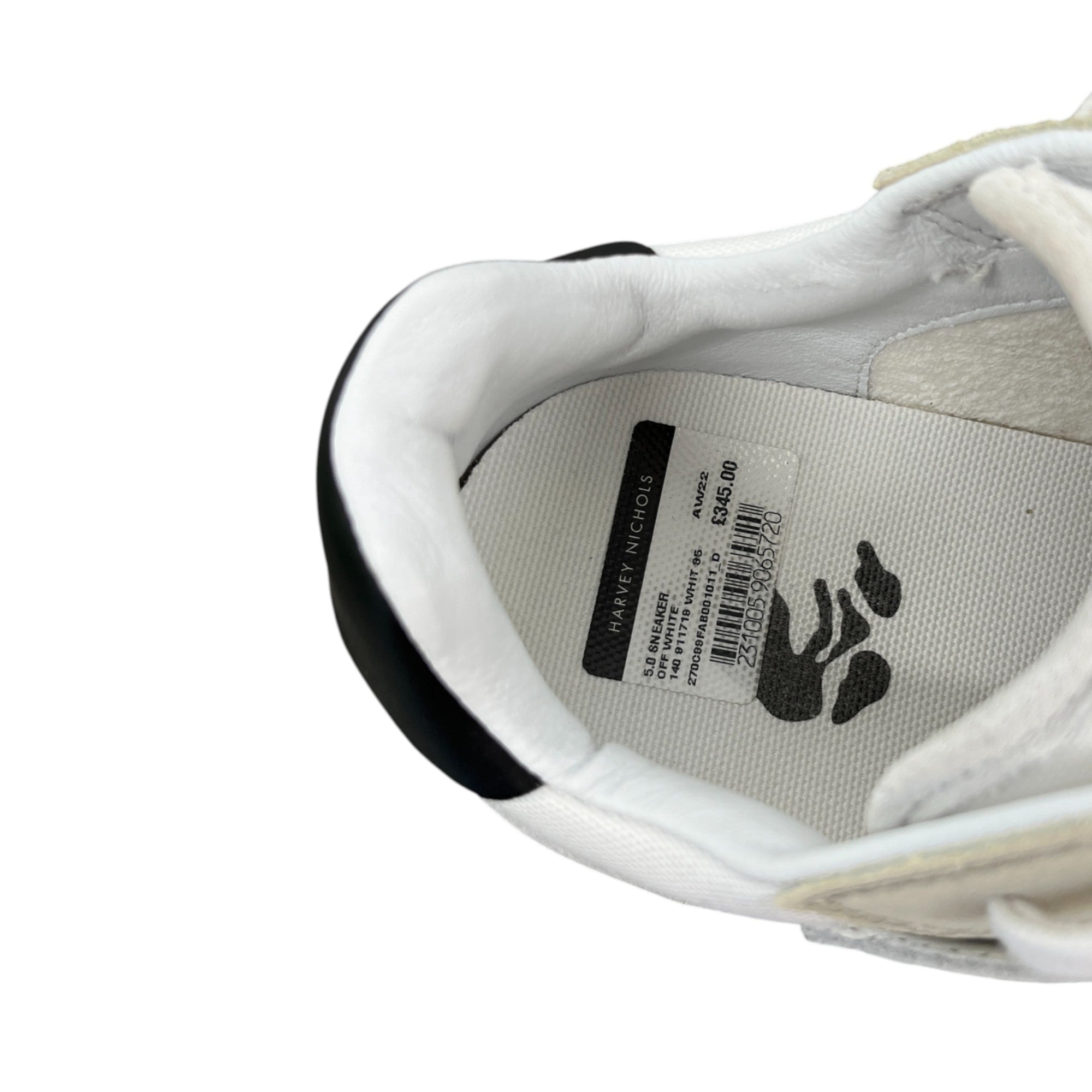 Women's 5.0 Off Court Low Trainers White Size EU 38 / UK 5