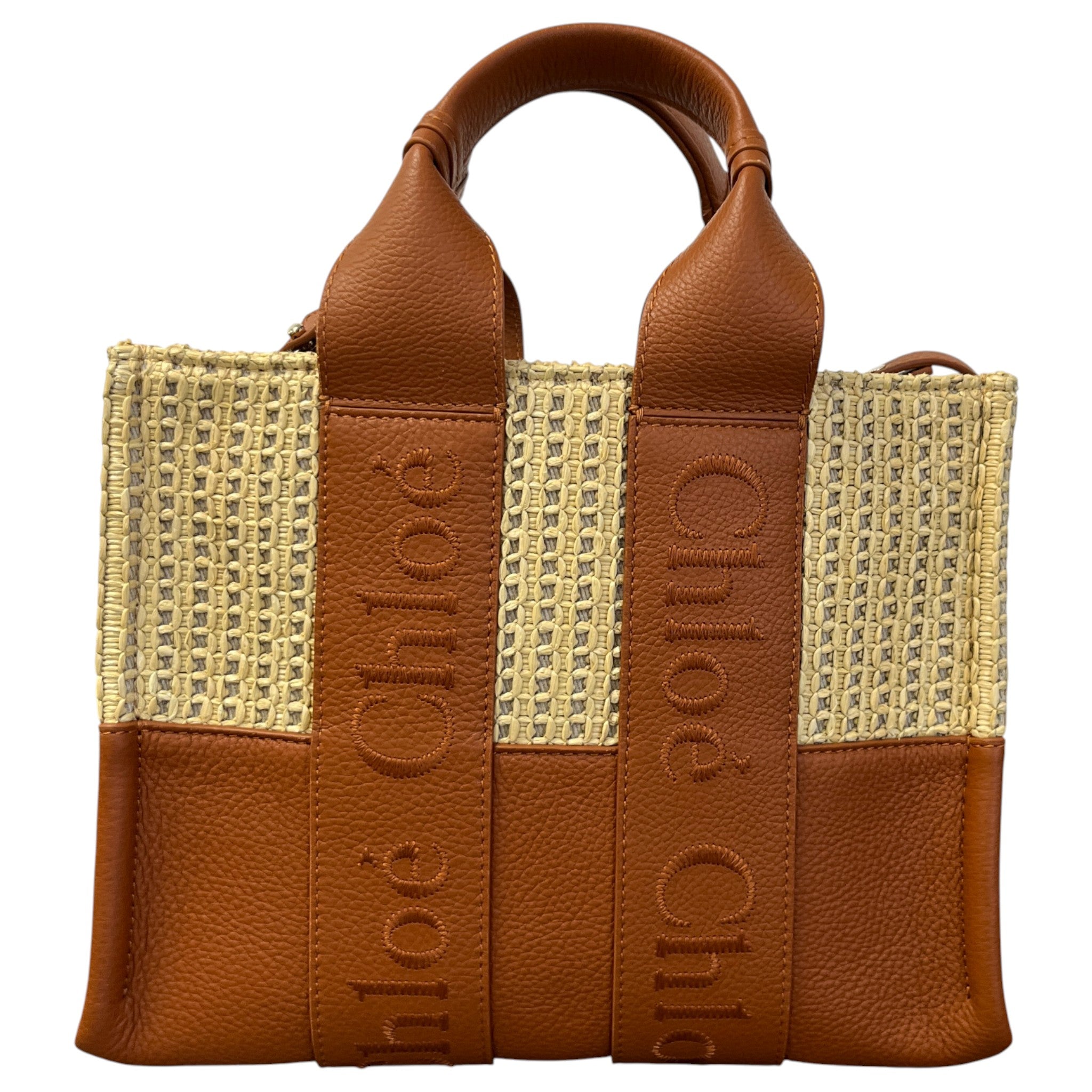 Women's Small Woody Tote Handbag Brown