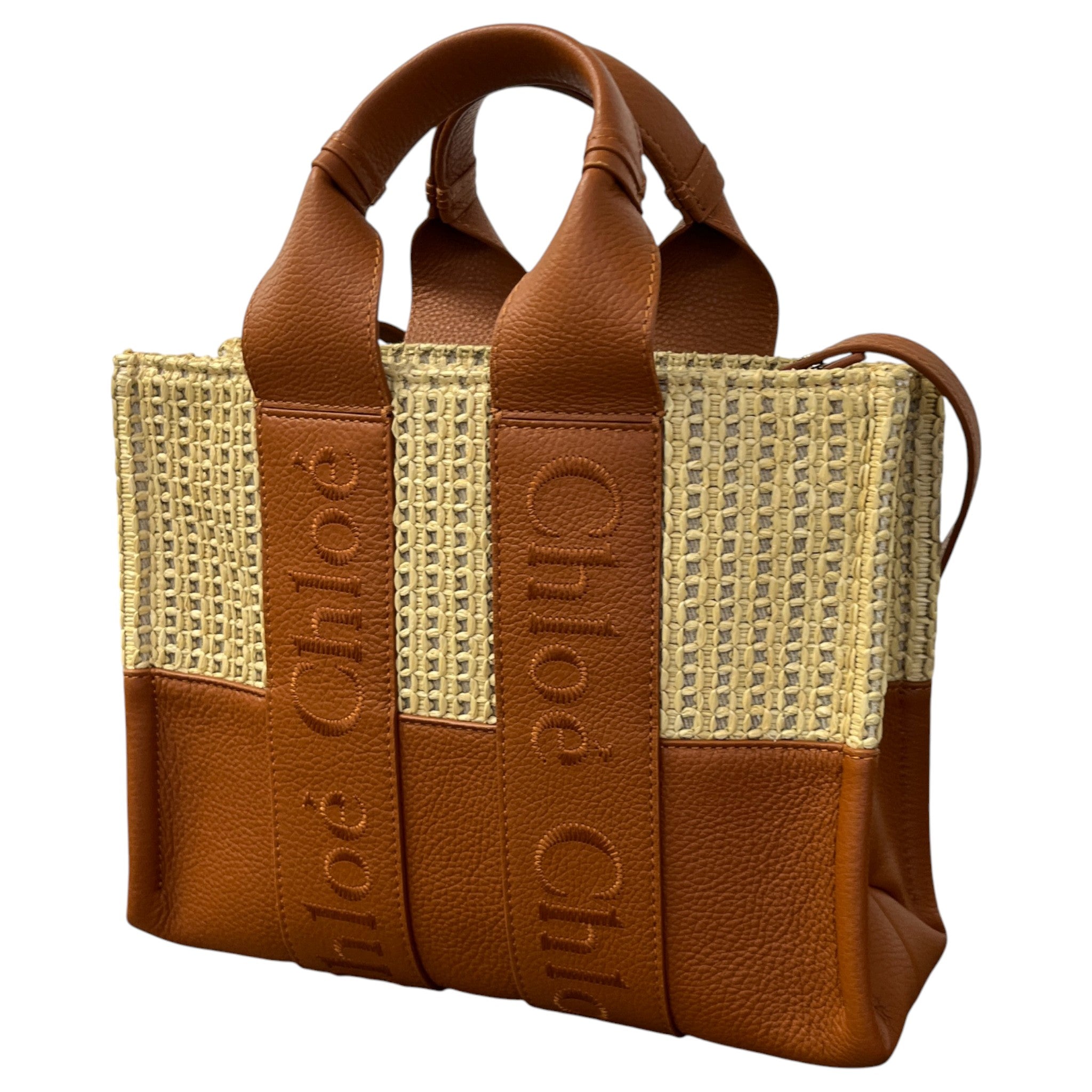 Women's Small Woody Tote Handbag Brown