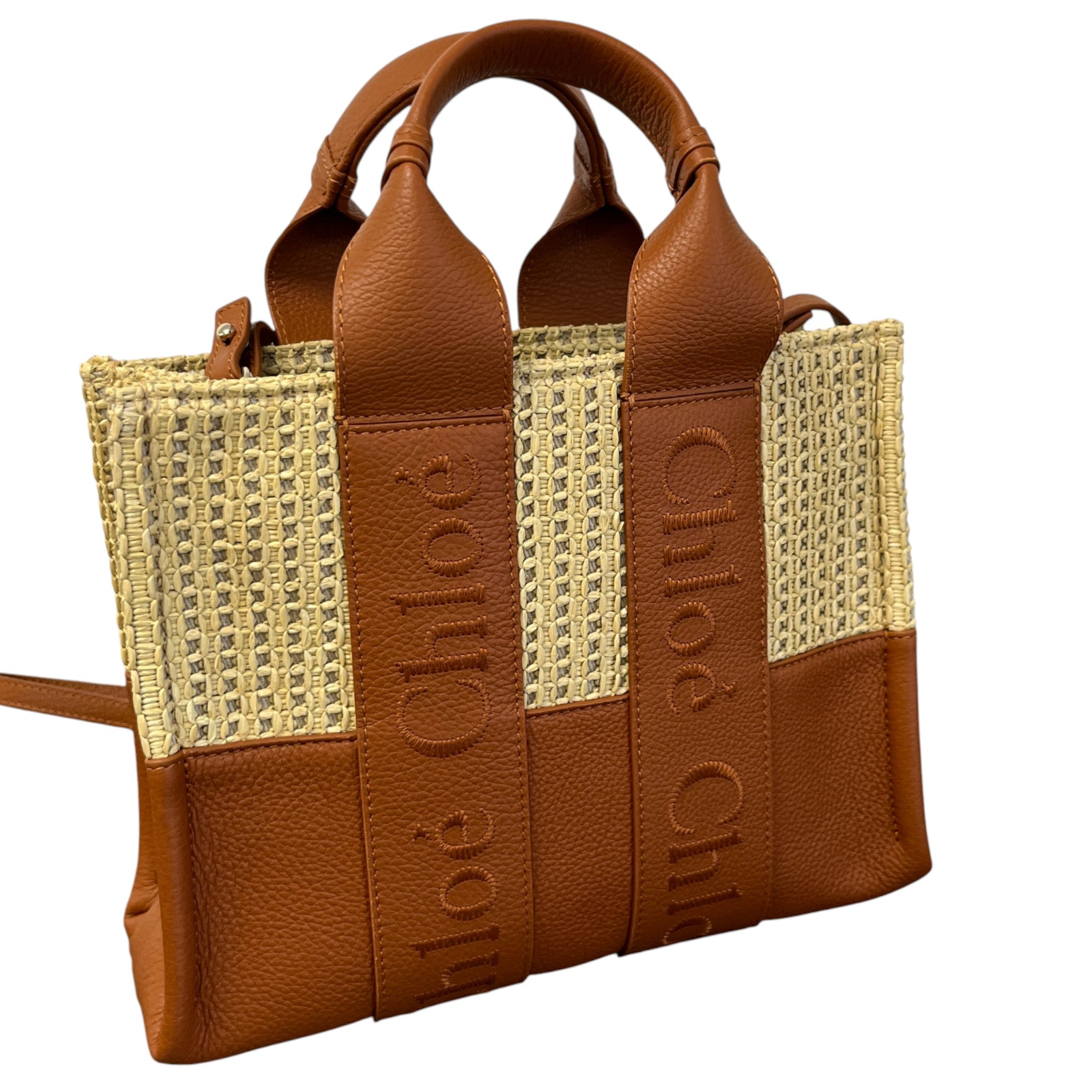 Women's Small Woody Tote Handbag Brown