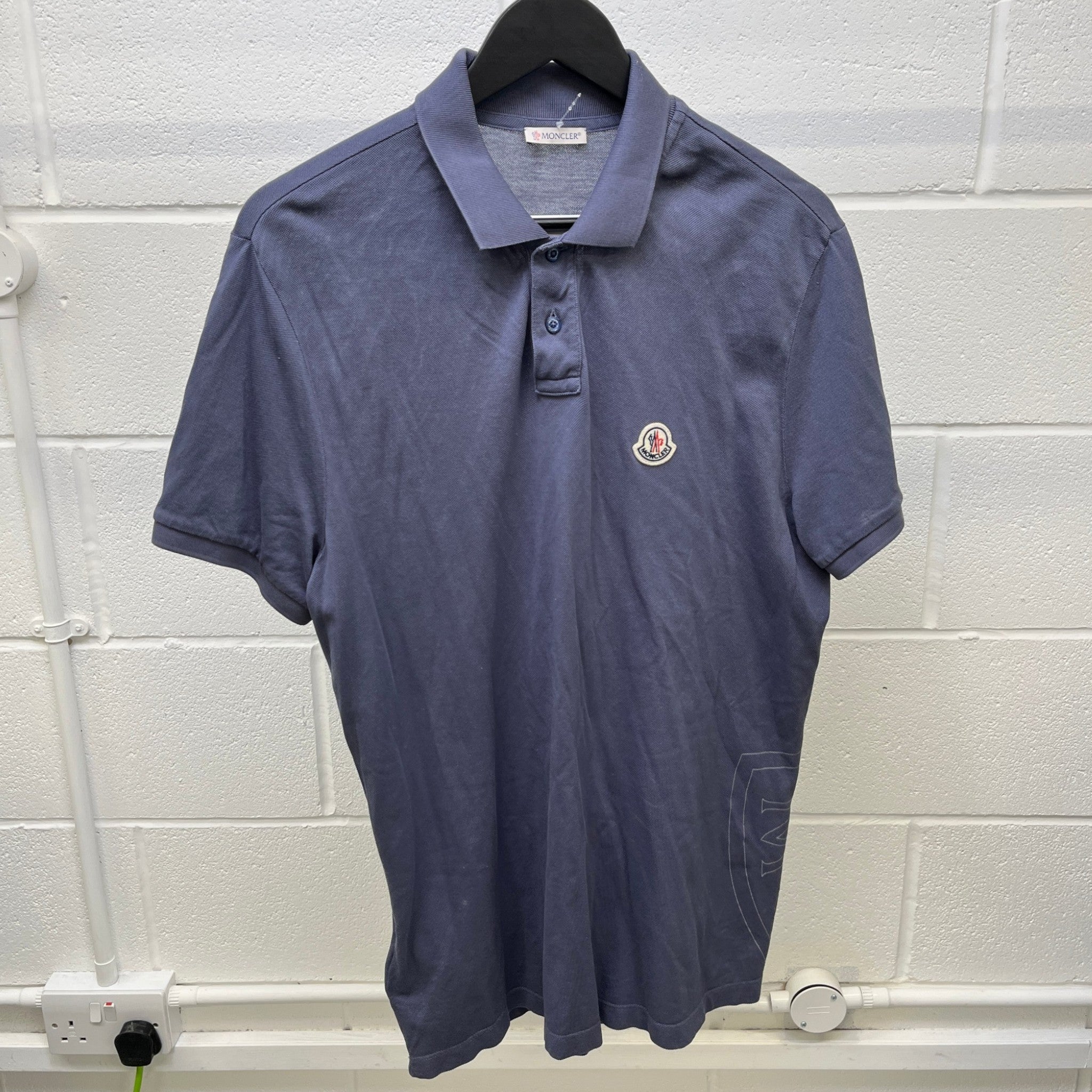 Men's Maglia Polo Shirt Blue Size M