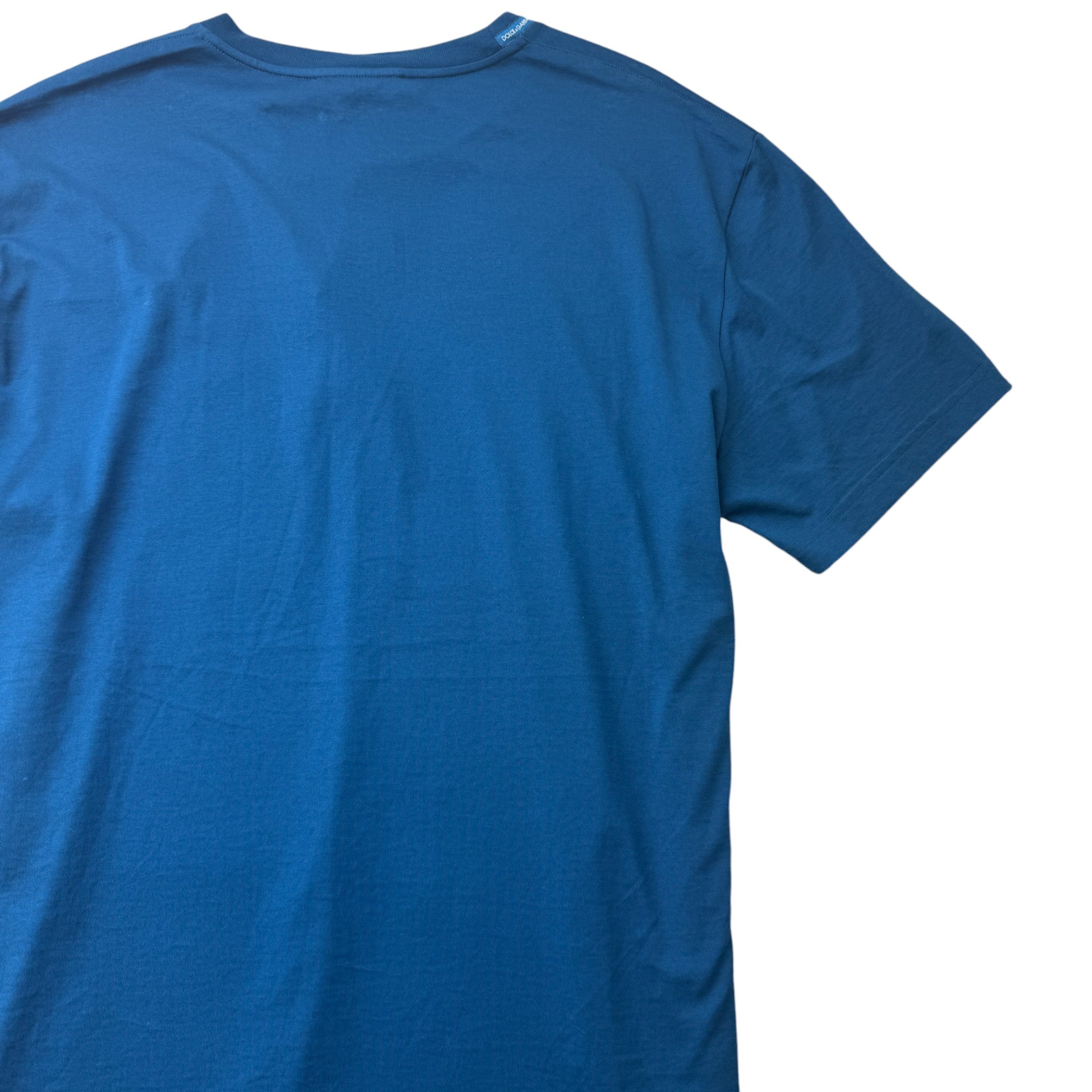 Men's Bee Crown Logo T-Shirt Blue Size XXXL