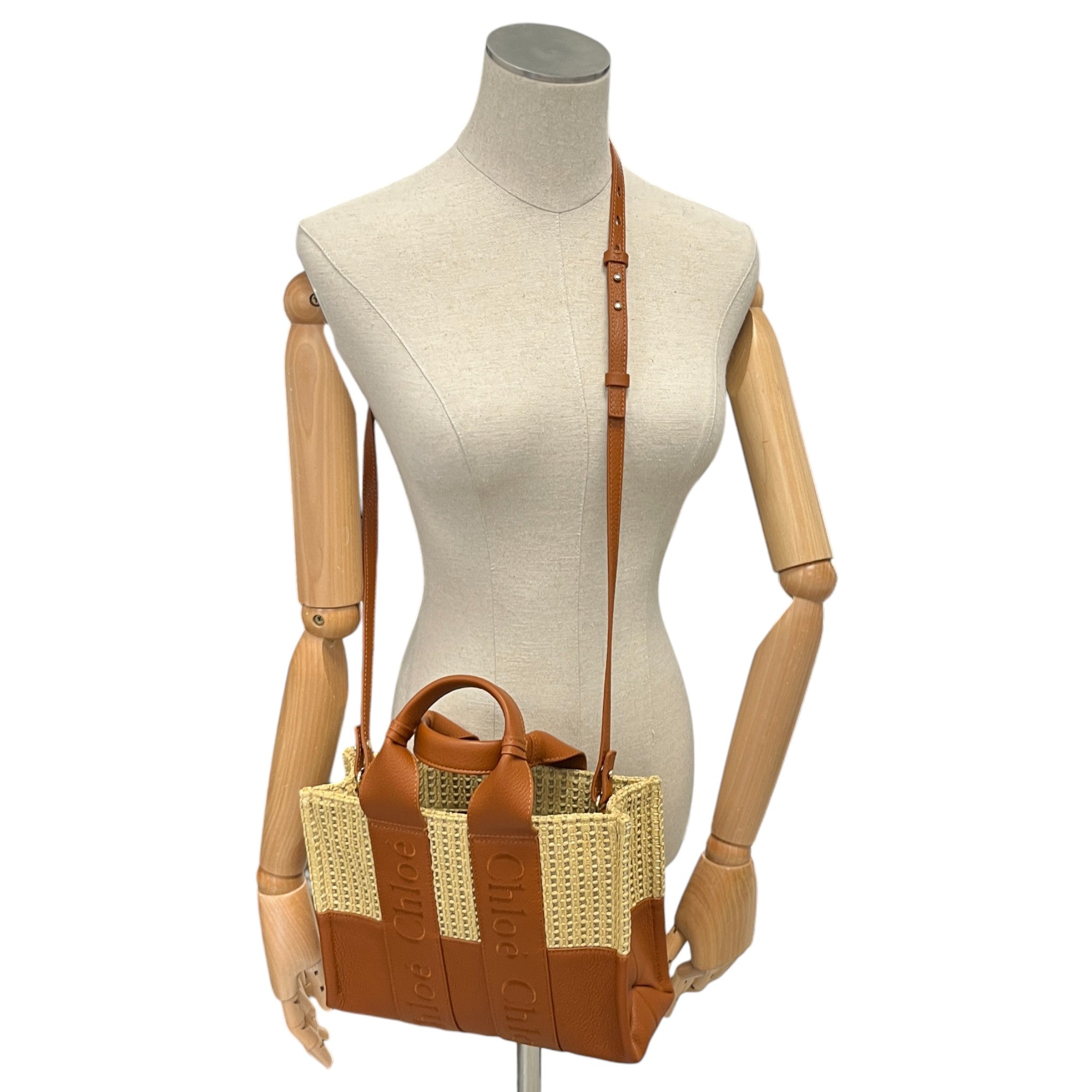 Women's Small Woody Tote Handbag Brown