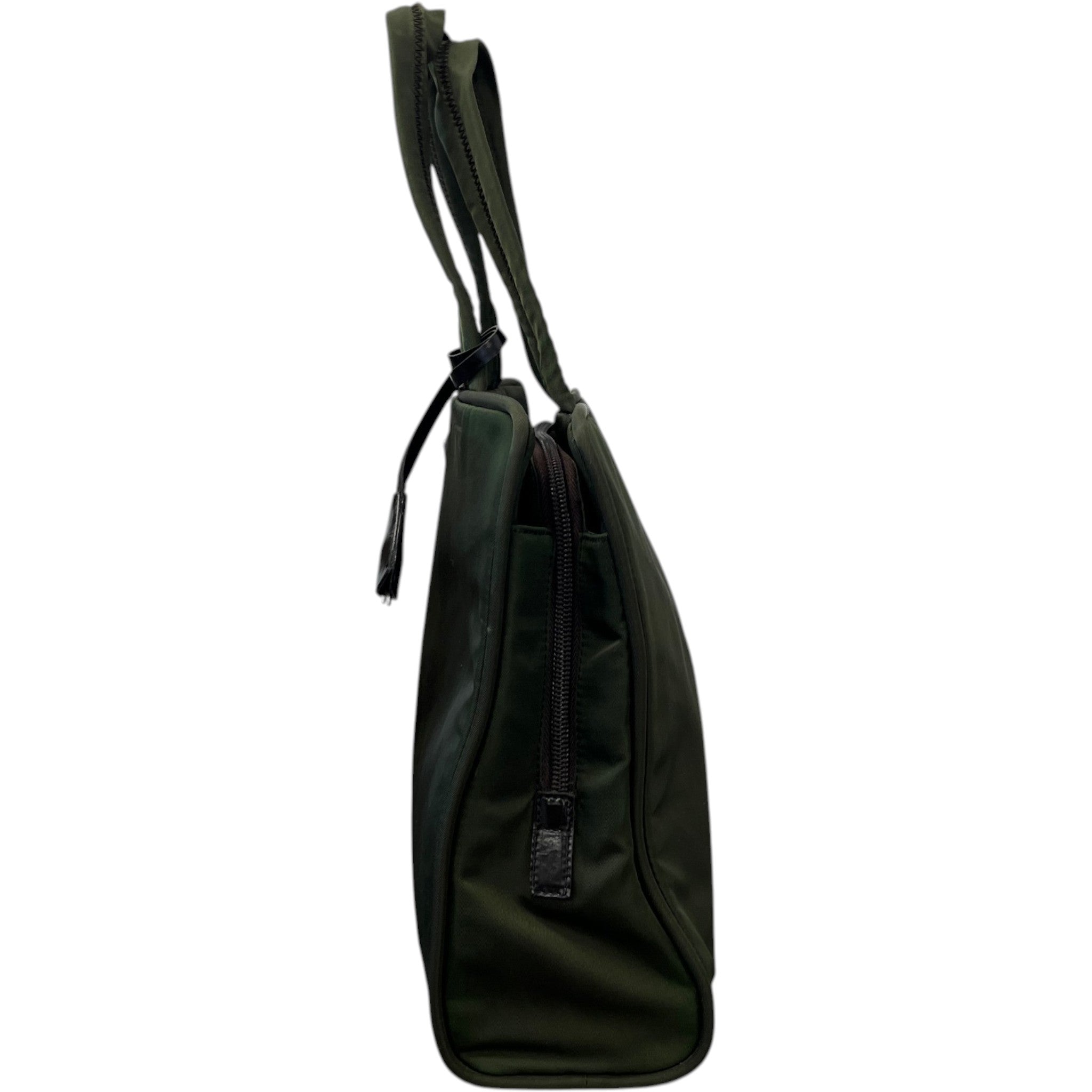 Women's Re-Nylon Plaque Logo Bag Khaki