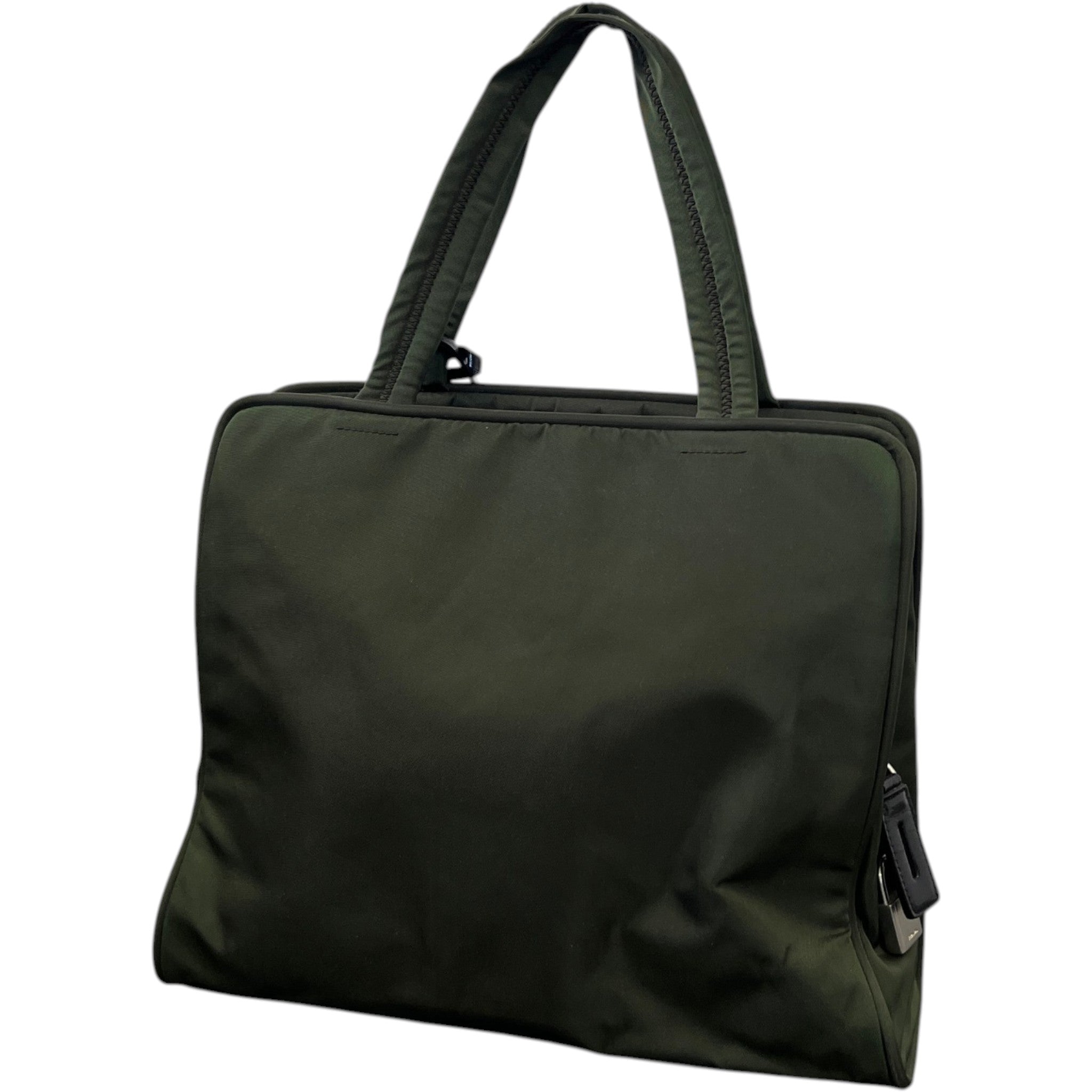 Women's Re-Nylon Plaque Logo Bag Khaki