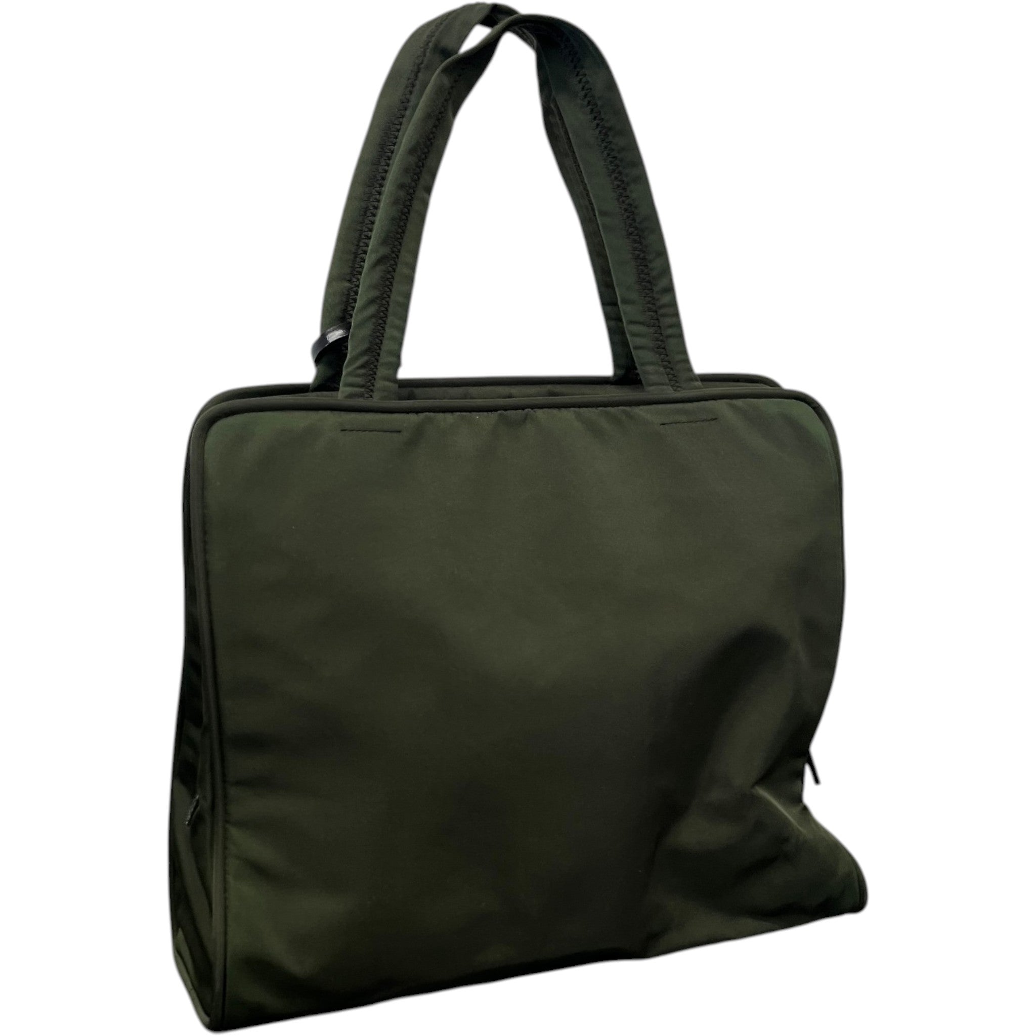 Women's Re-Nylon Plaque Logo Bag Khaki