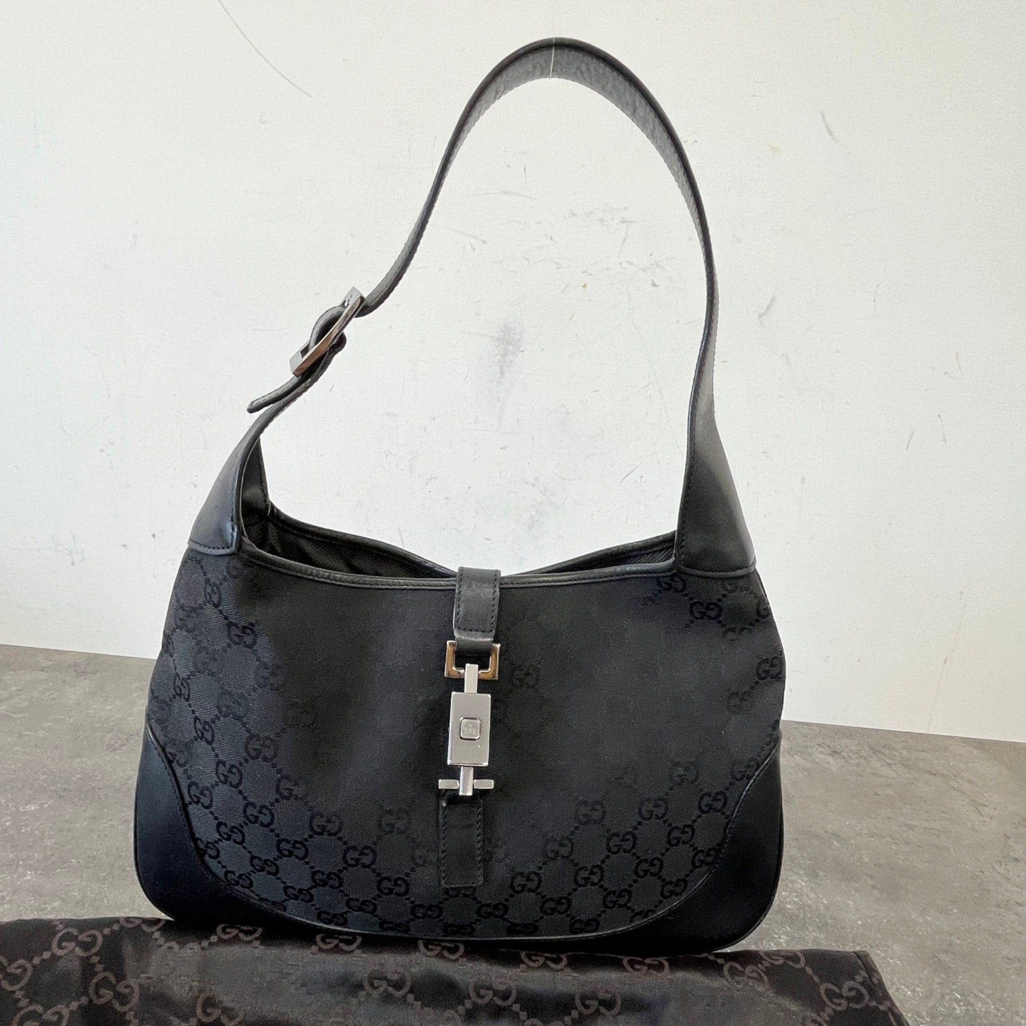 Women's Monogram Jackie Handbag Black