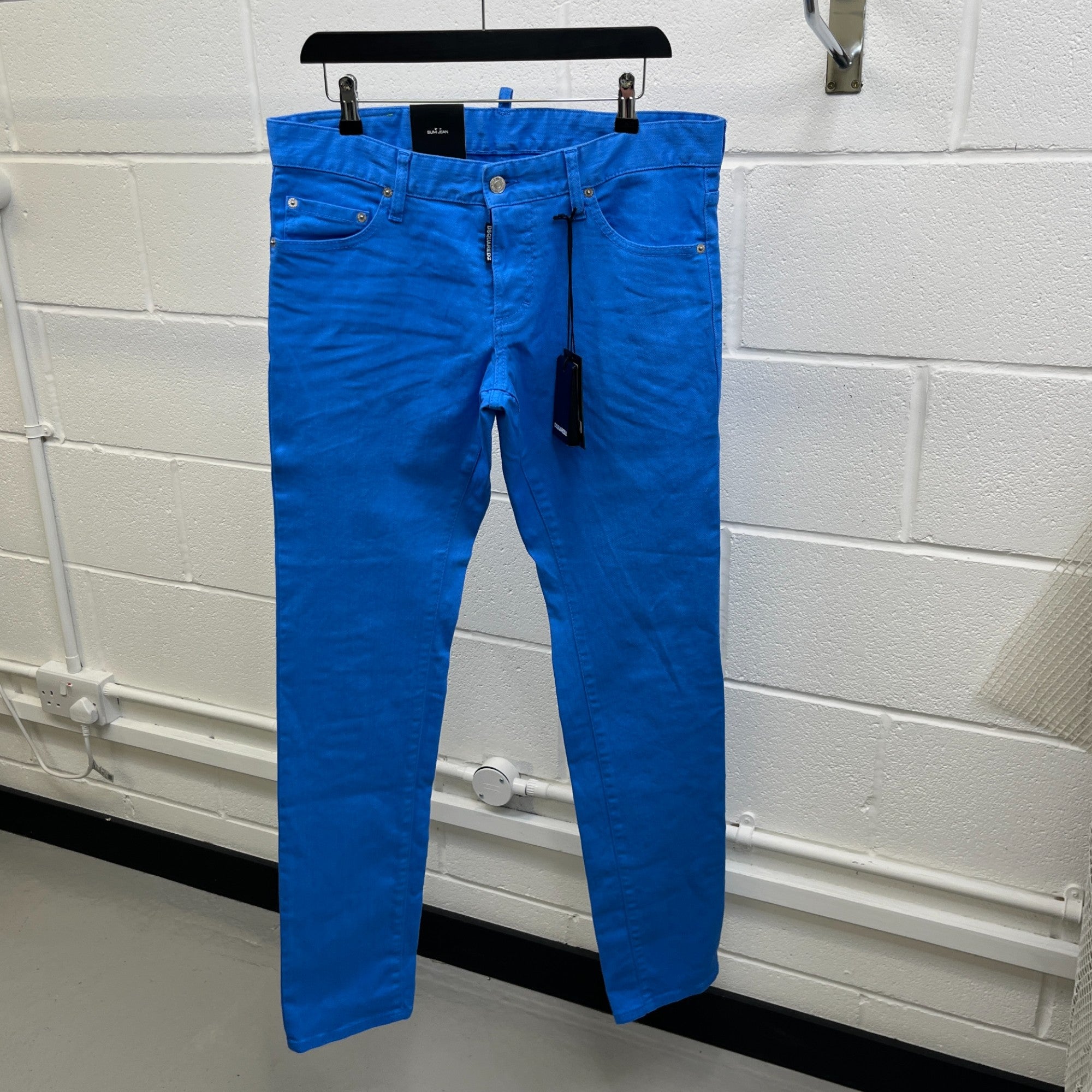 Men's Slim Jeans Blue Size IT 48 / UK 32