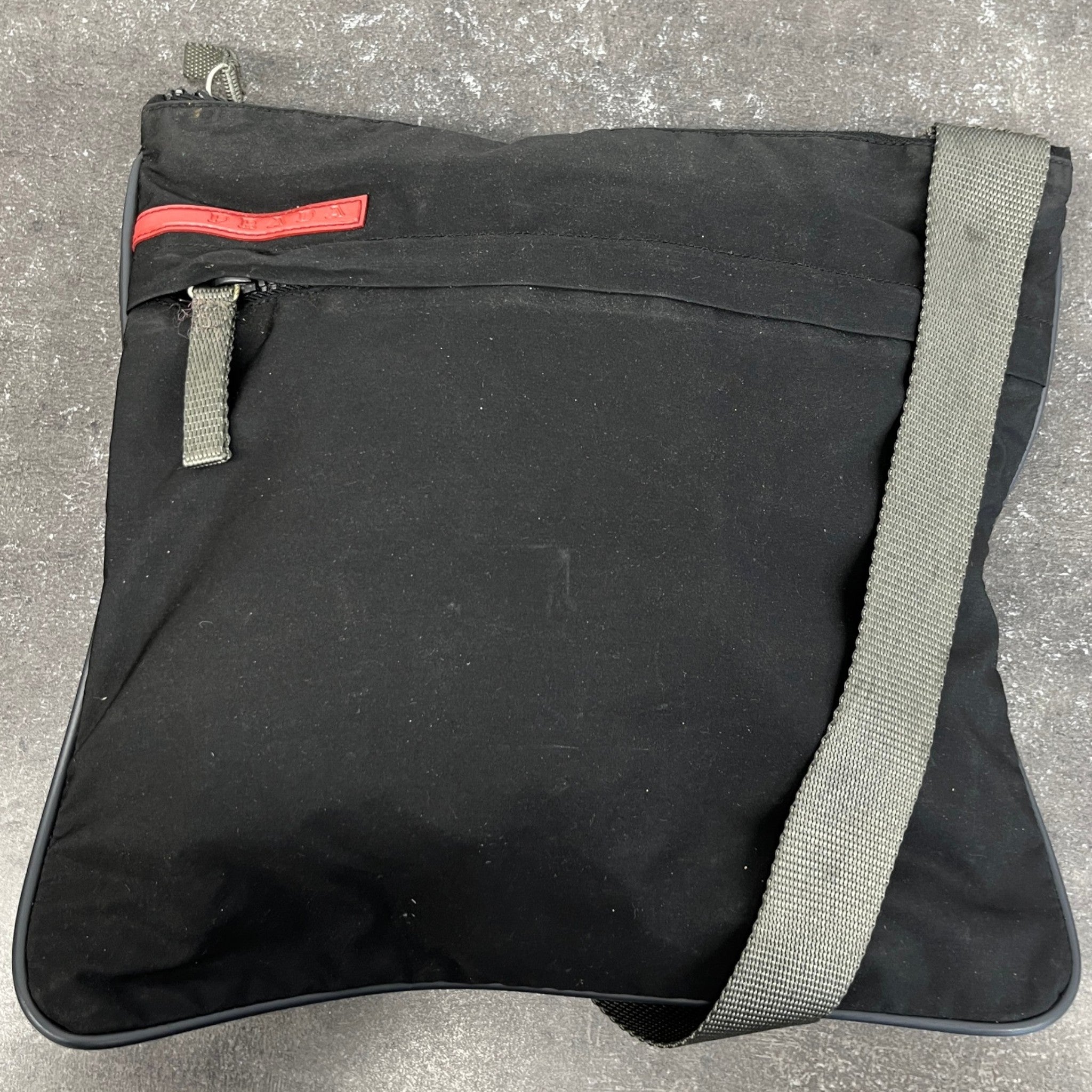 Men's Linea Rosa Messenger Bag Black