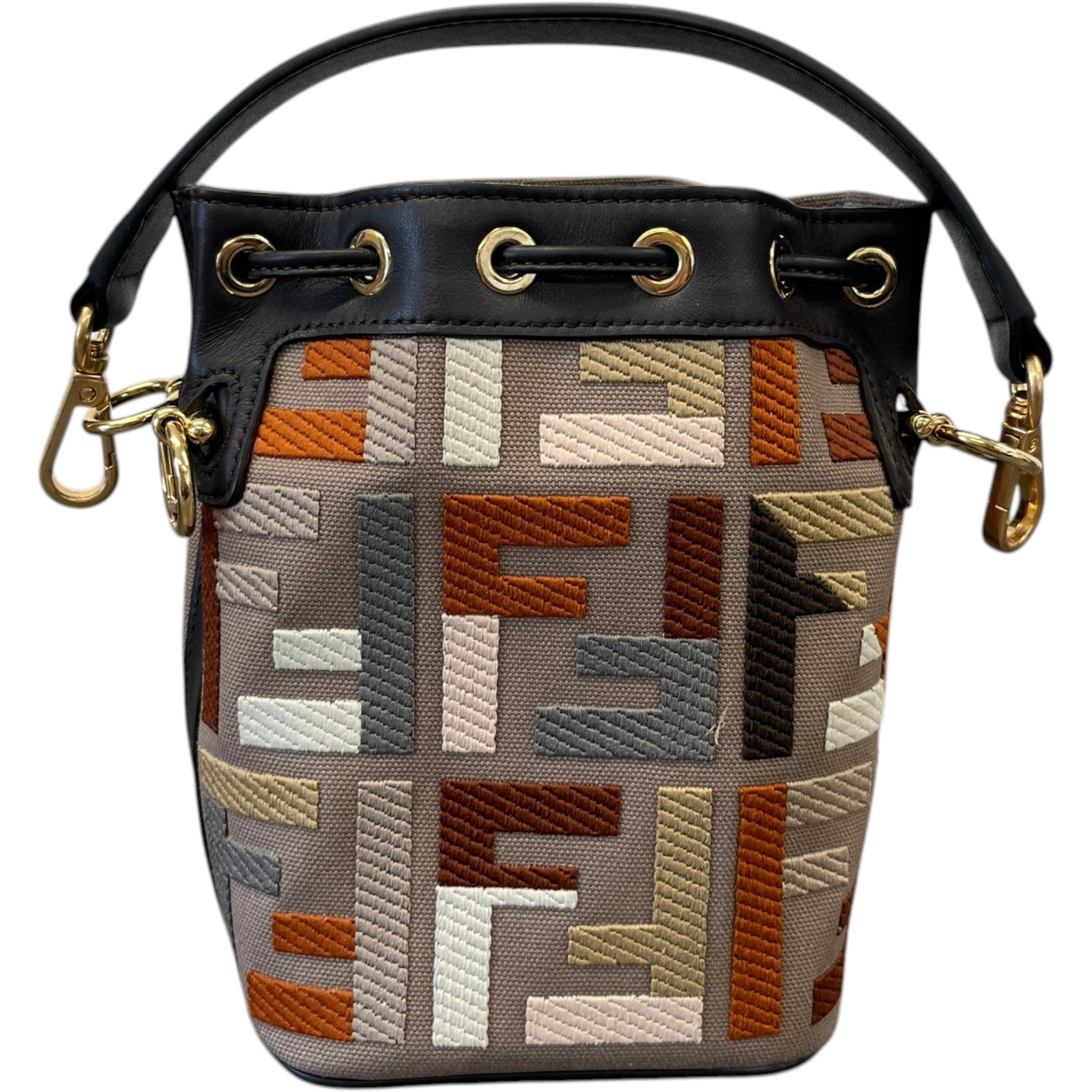 Women's Small Mon Tresor Bucket Bag Beige
