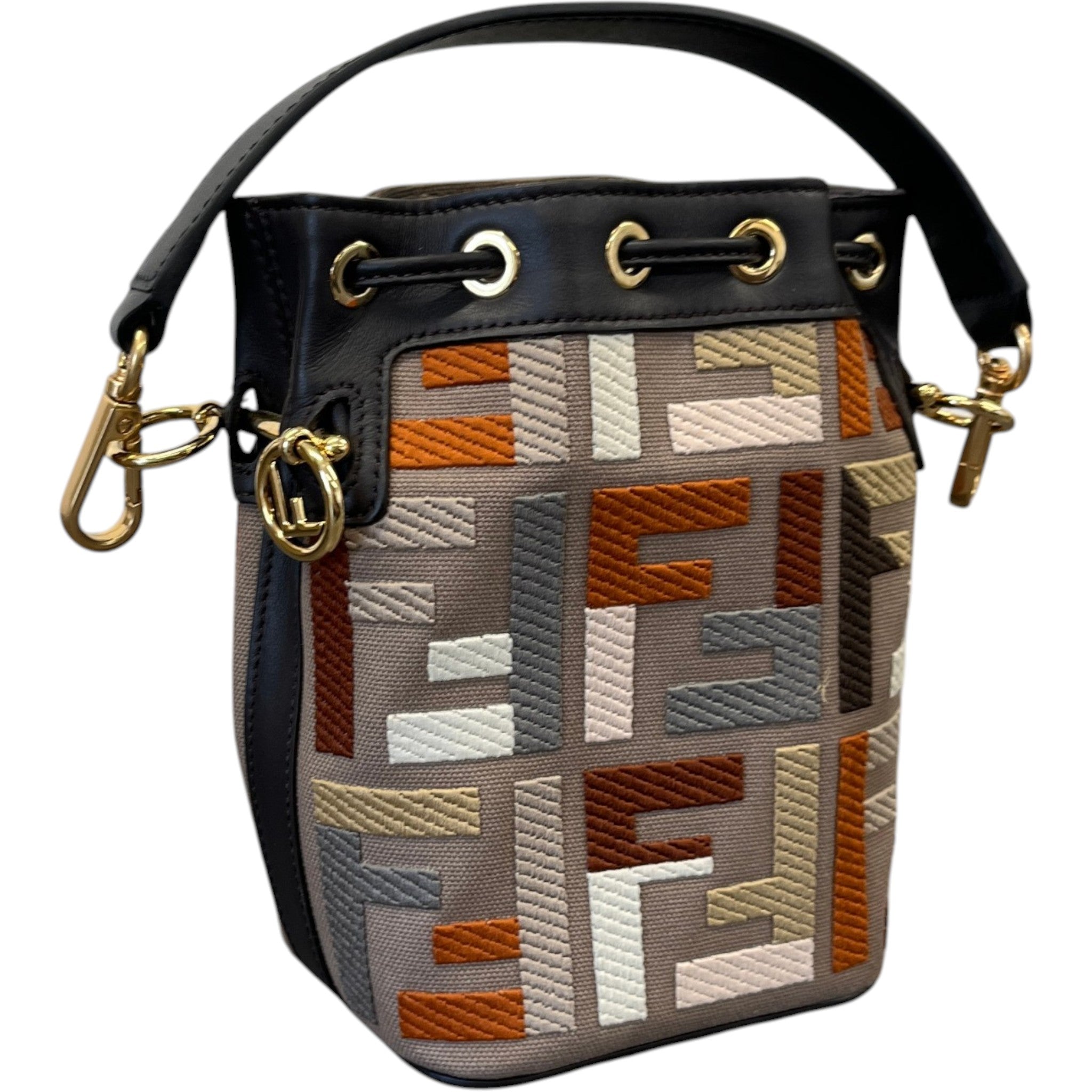Women's Small Mon Tresor Bucket Bag Beige