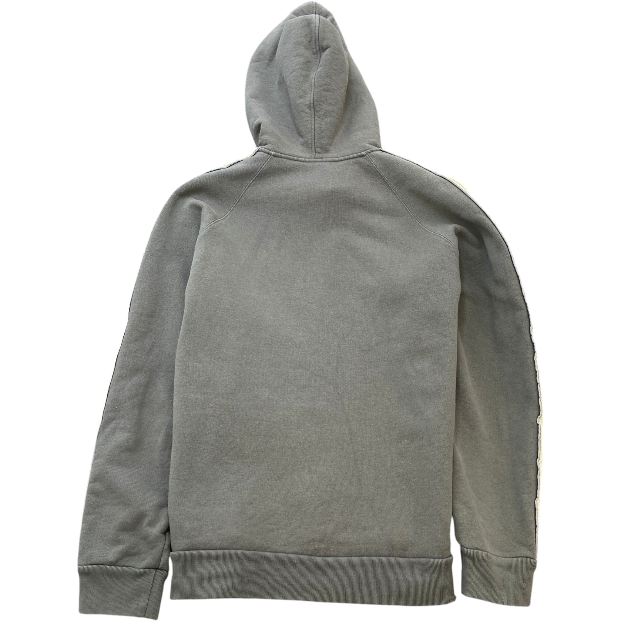 Men's Tape Logo Hoodie Grey Size S