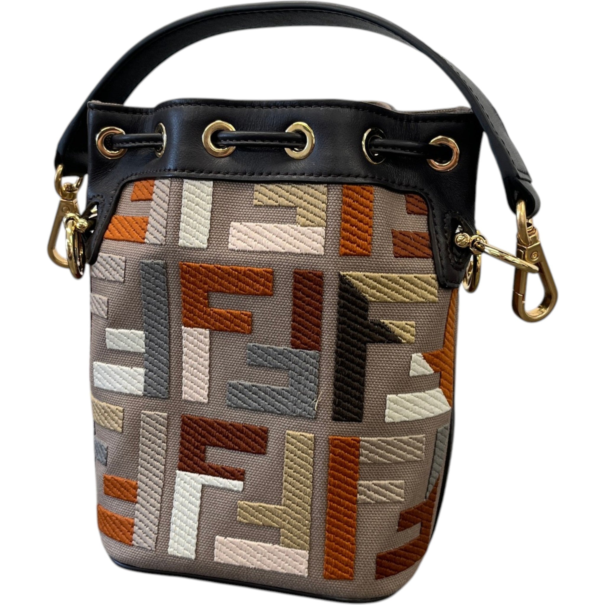 Women's Small Mon Tresor Bucket Bag Beige