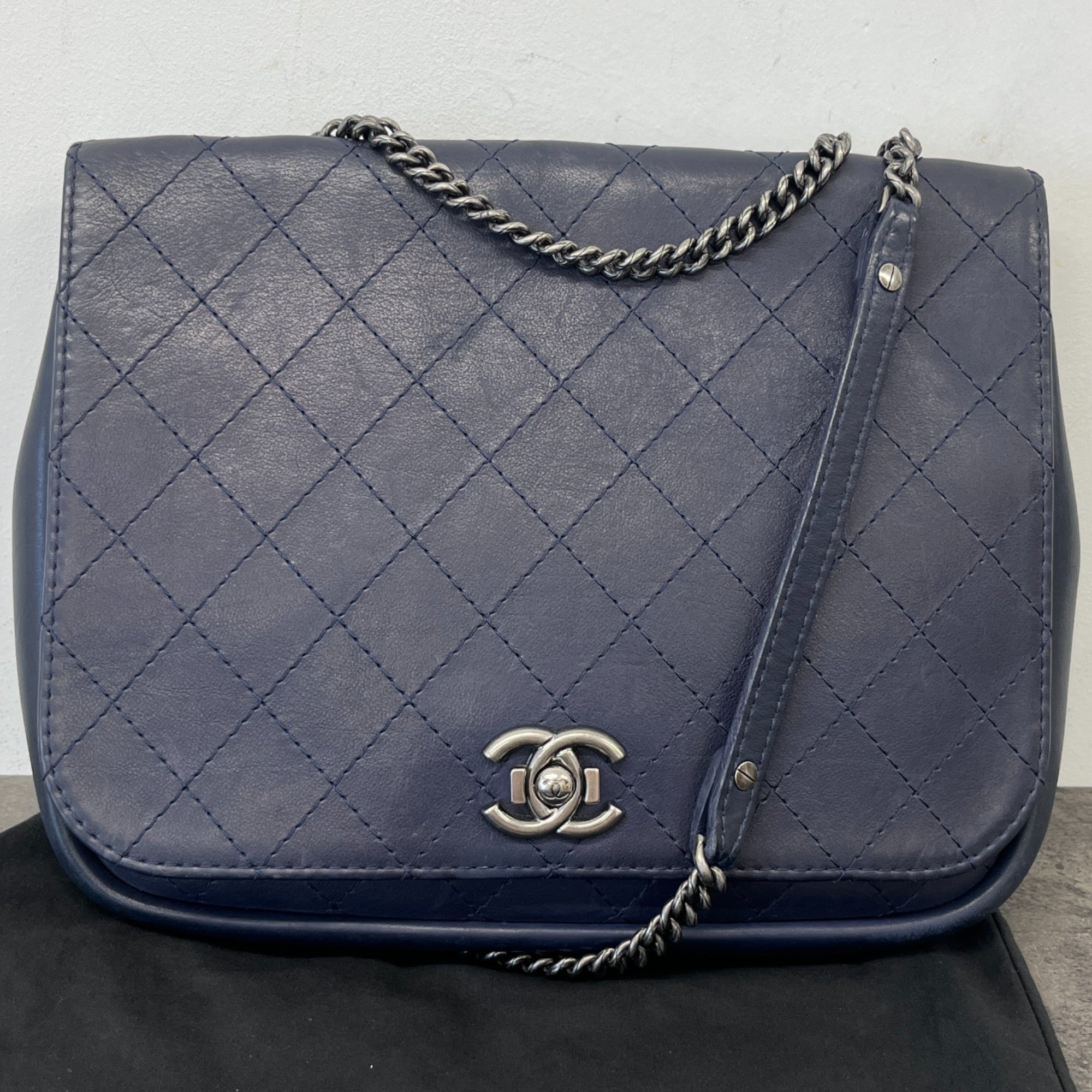 Women's Quilted Cc Bag Navy