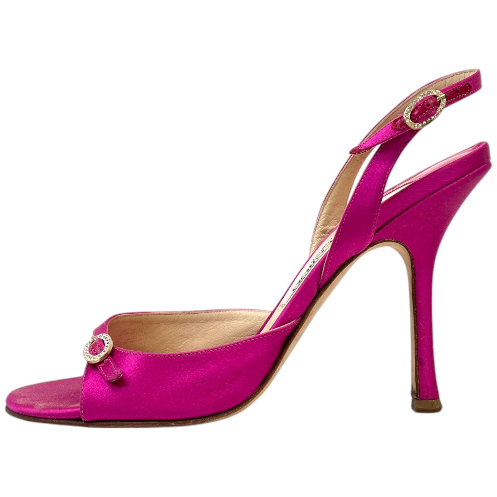 Women's Slingback Heels Pink Size EU 38 / UK 5