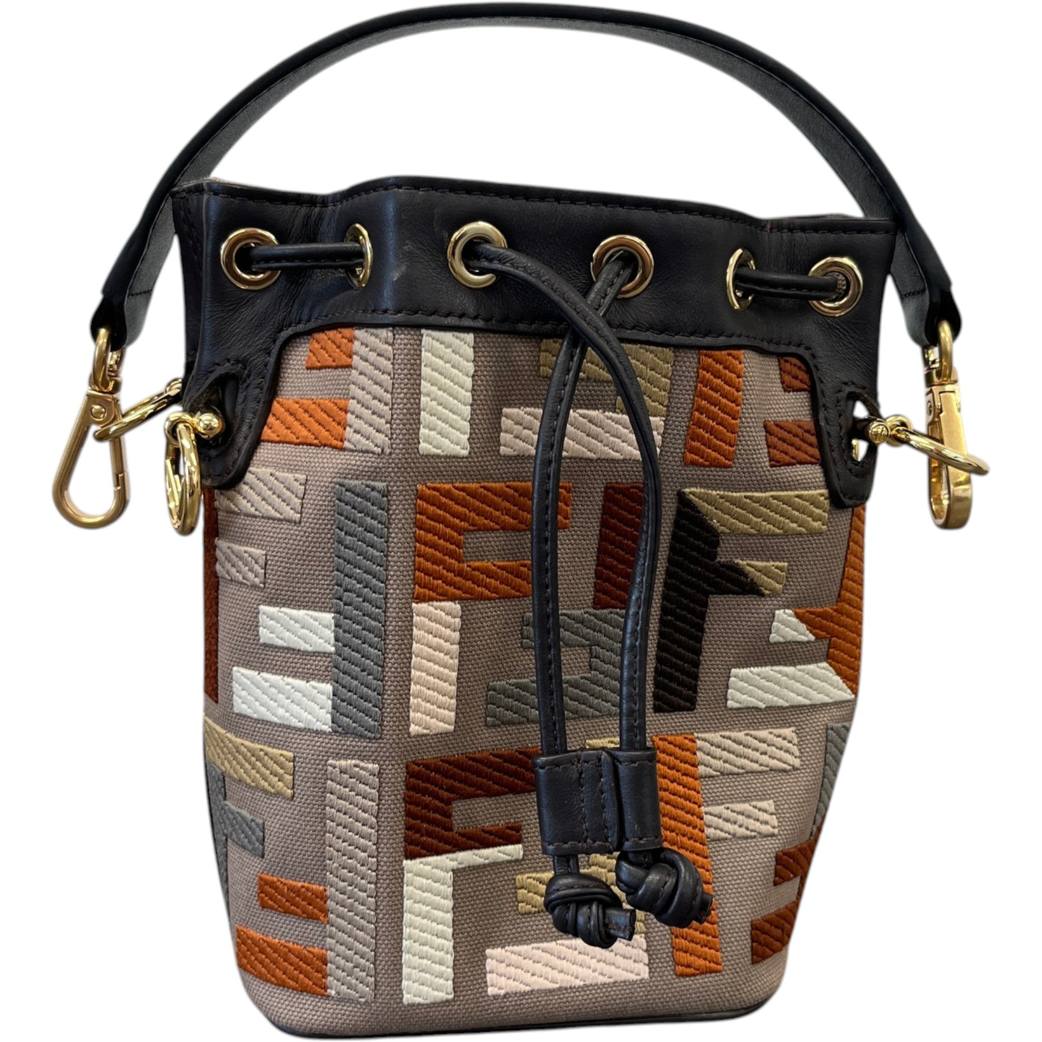 Women's Small Mon Tresor Bucket Bag Beige