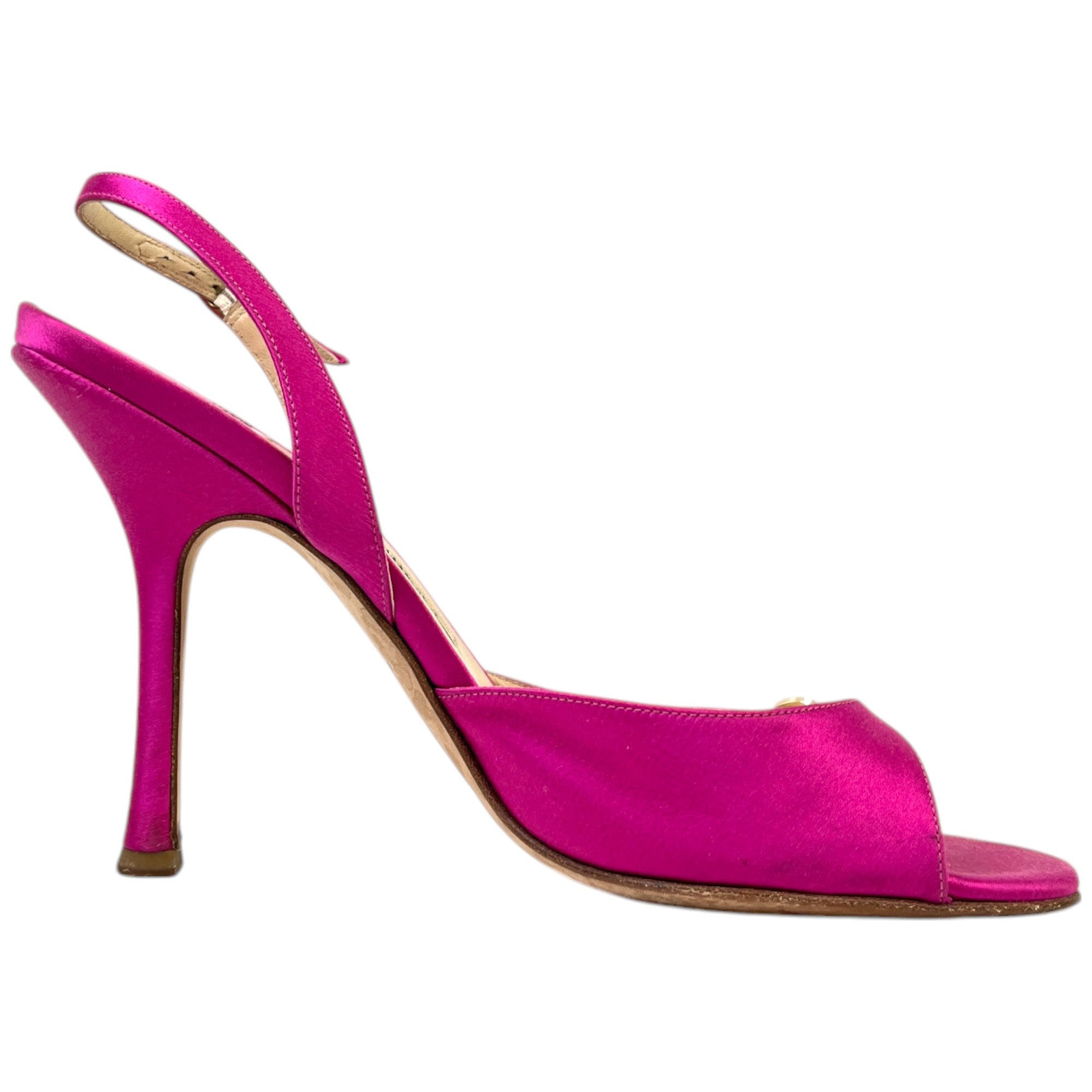 Women's Slingback Heels Pink Size EU 38 / UK 5