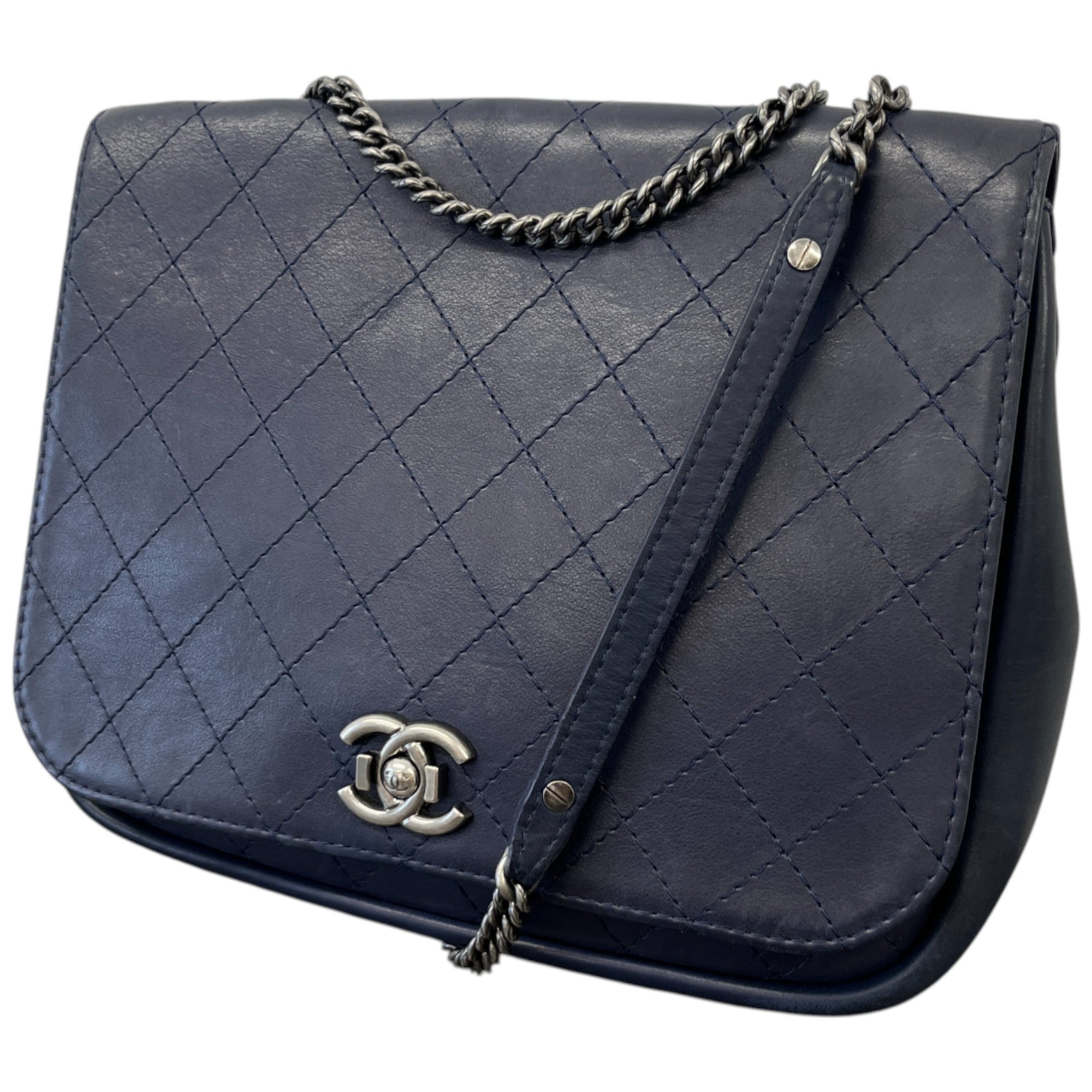 Women's Quilted Cc Bag Navy