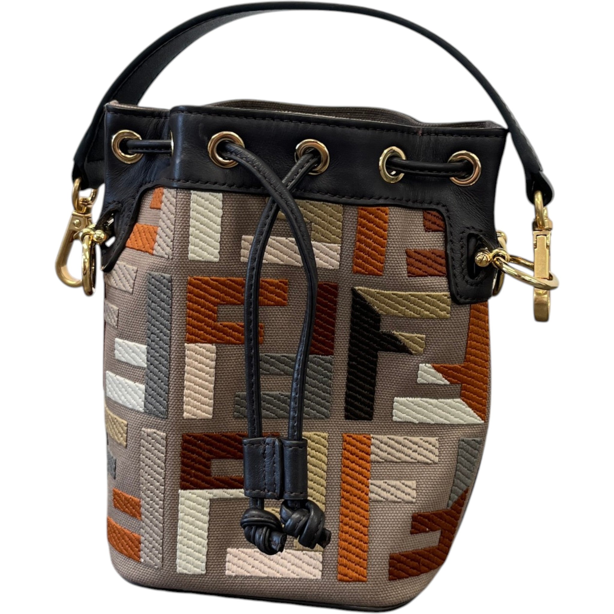 Women's Small Mon Tresor Bucket Bag Beige