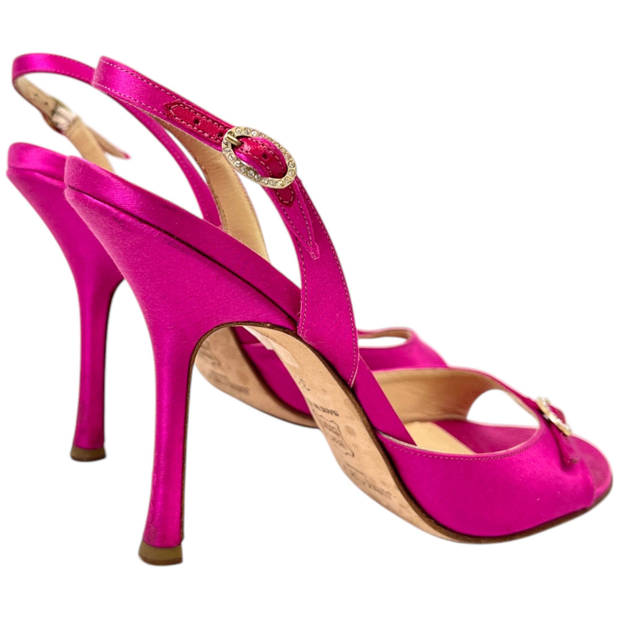 Women's Slingback Heels Pink Size EU 38 / UK 5