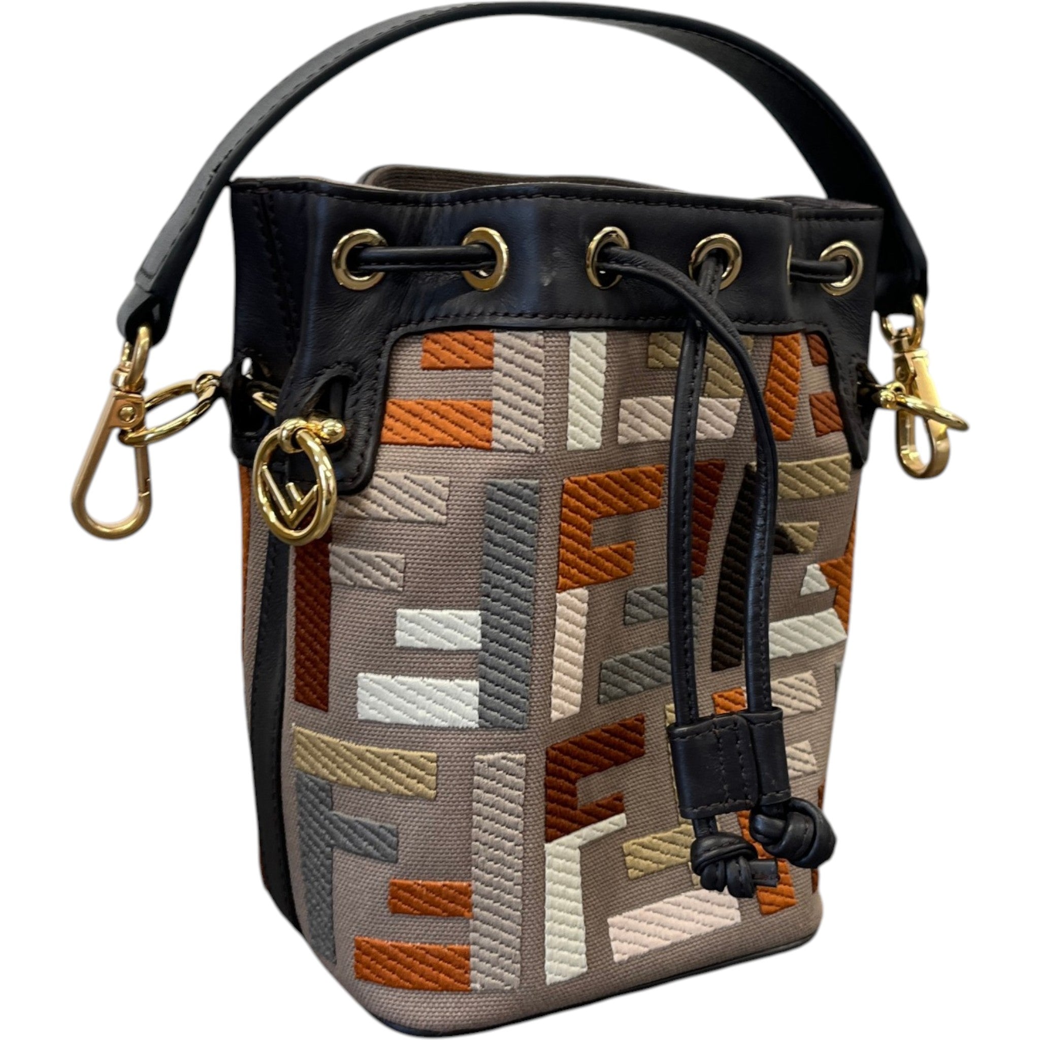 Women's Small Mon Tresor Bucket Bag Beige