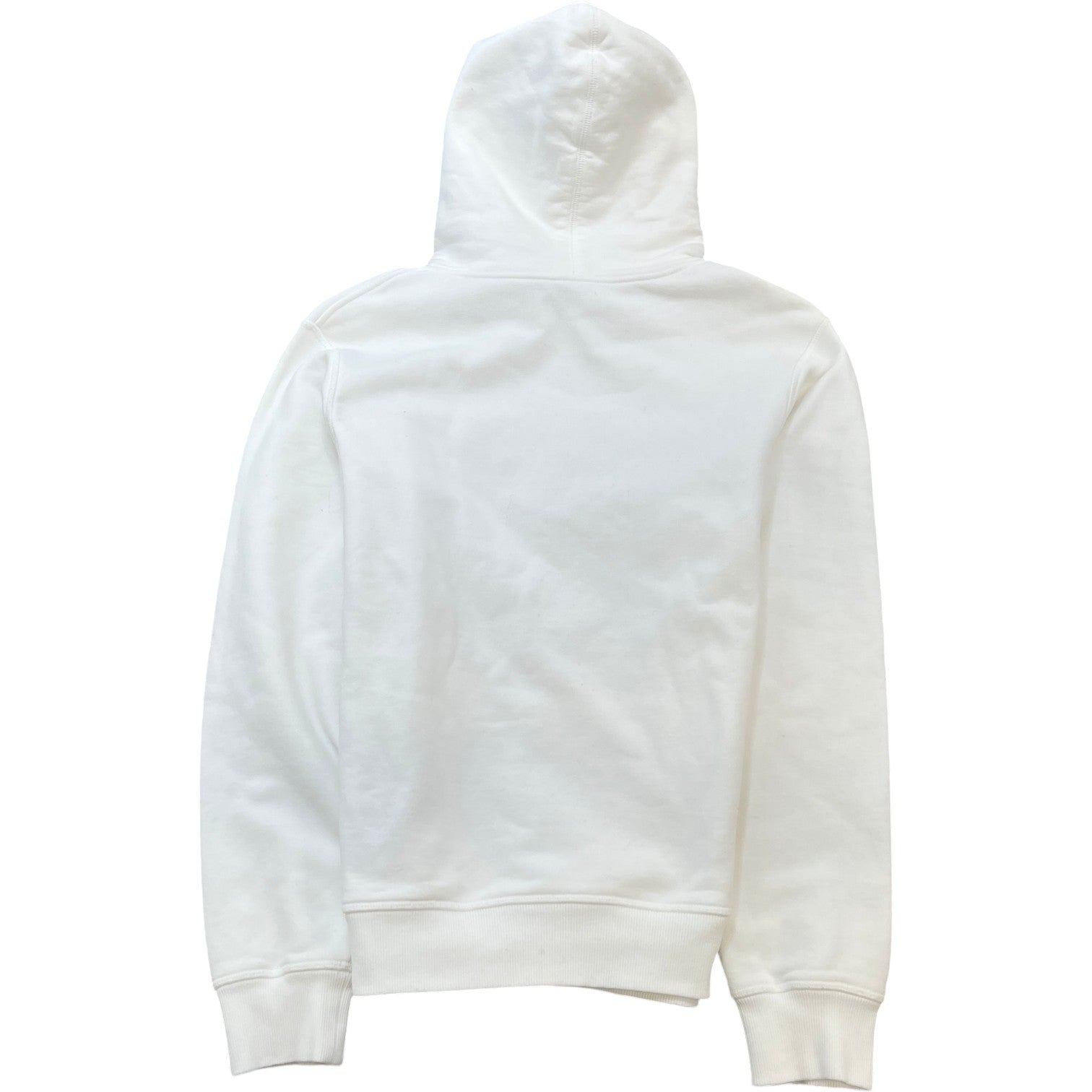 Men's Embroidered Logo Hoodie White Size XS