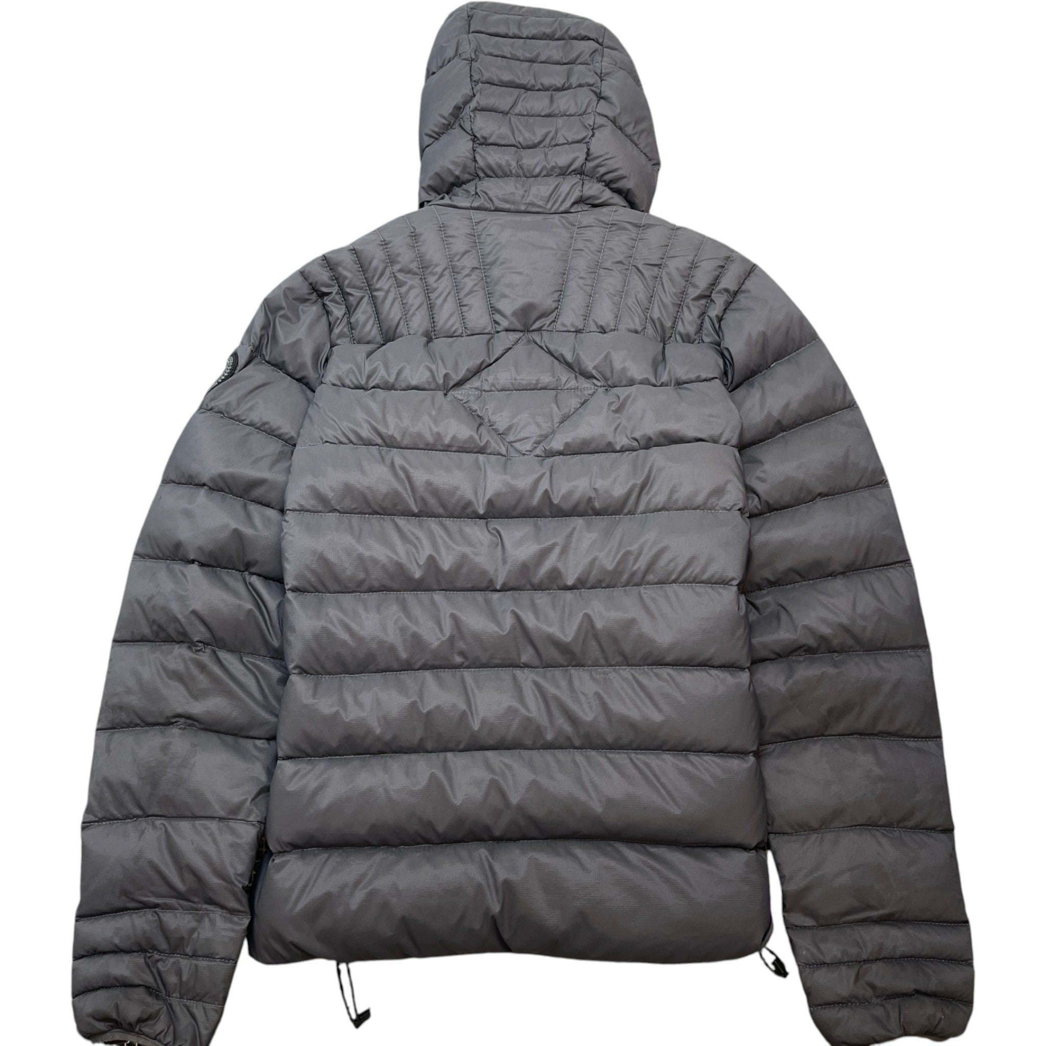Men's Brookvale Hoody Down Jacket Grey Size M